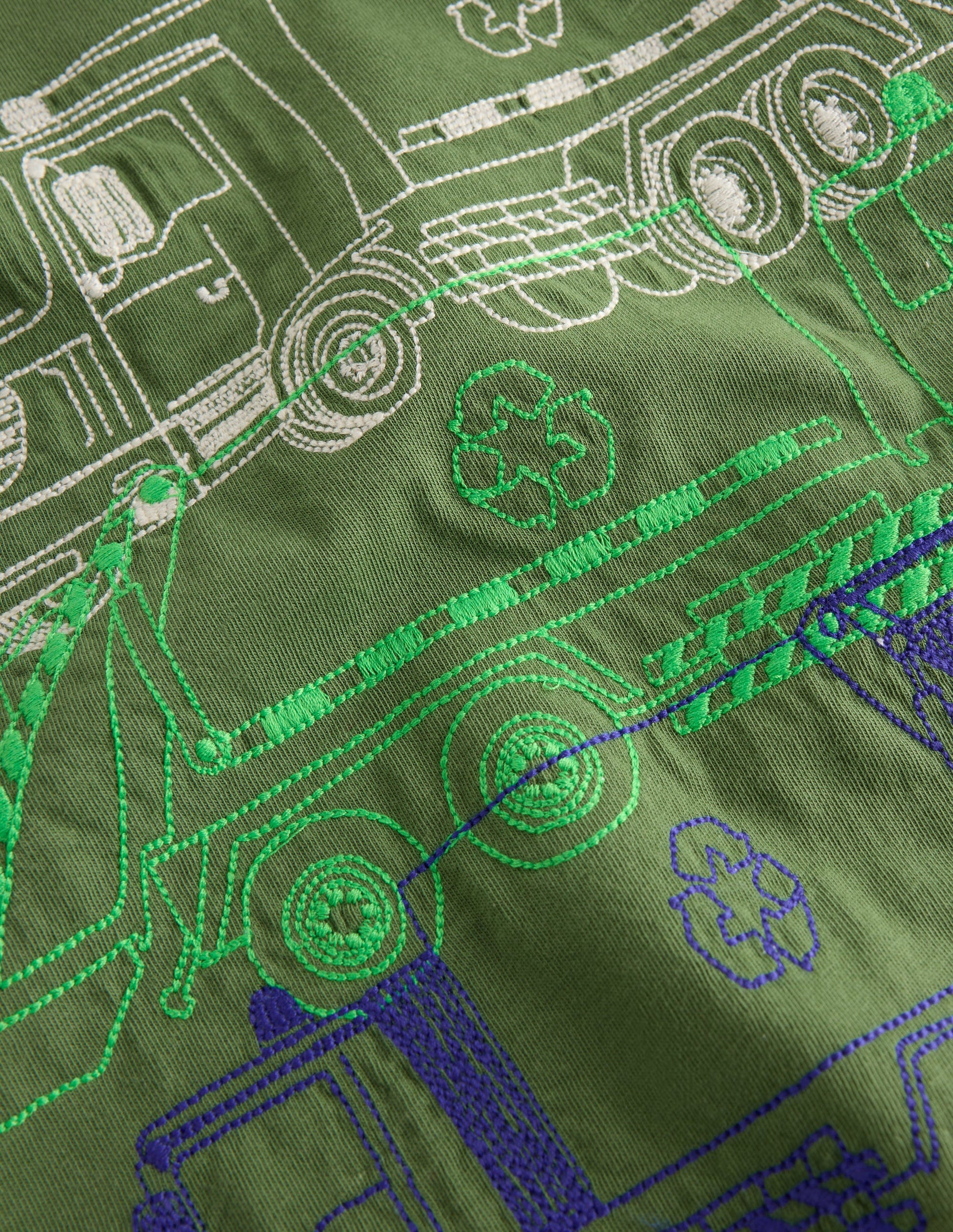 Stacking Superstitch T-shirt-DILL RECYCLE TRUCKS-4