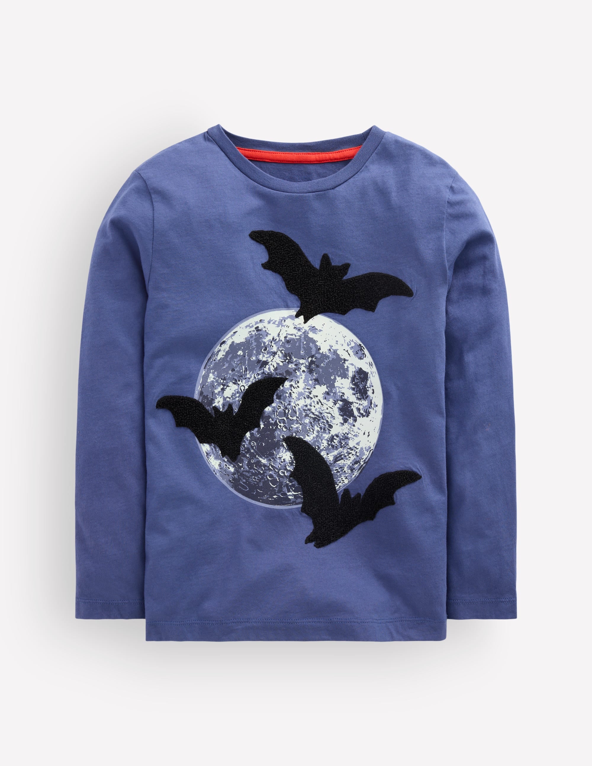 Glow Appliqué T-shirt-Moons and Bats - Image 2