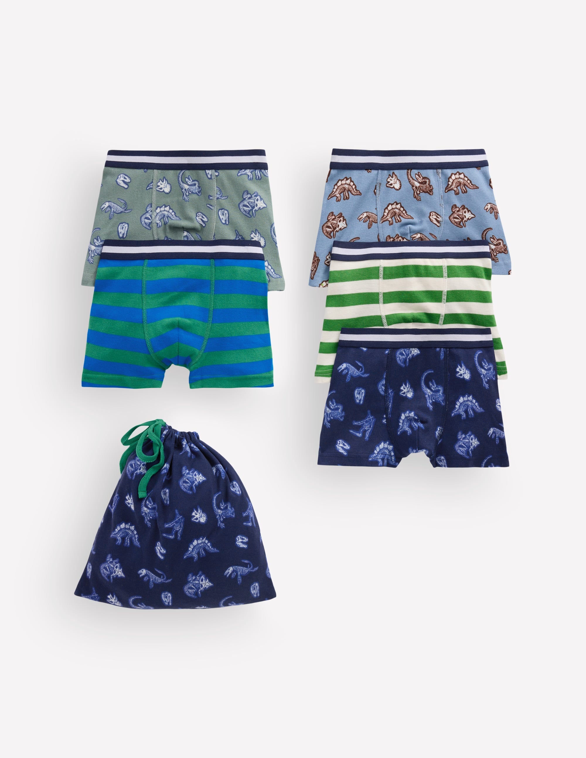 5-pack Boxers-Dino Skeletons - Image 1