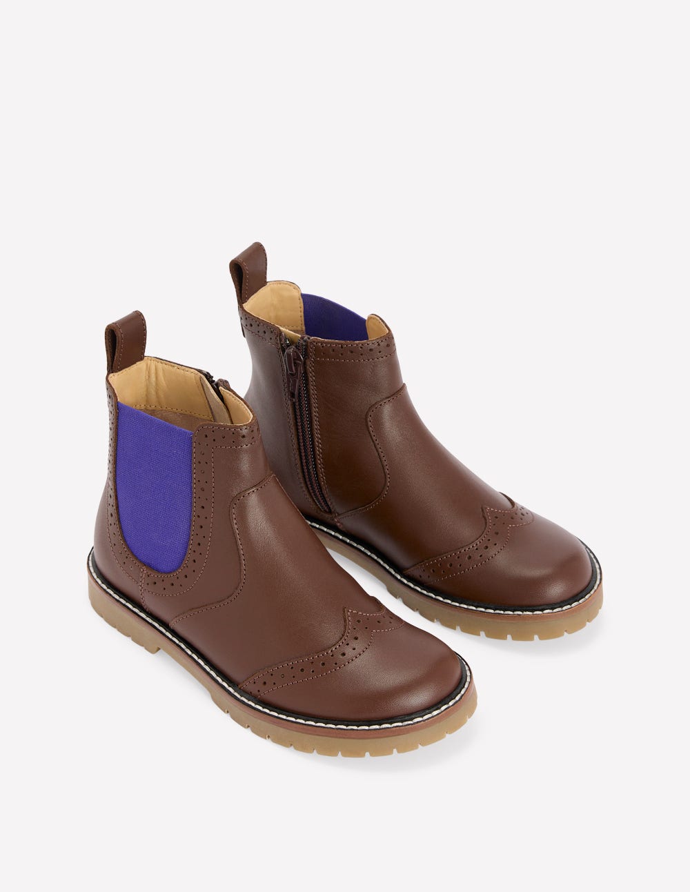 Chelsea Boots (Boys)-Chocolate - Image 2