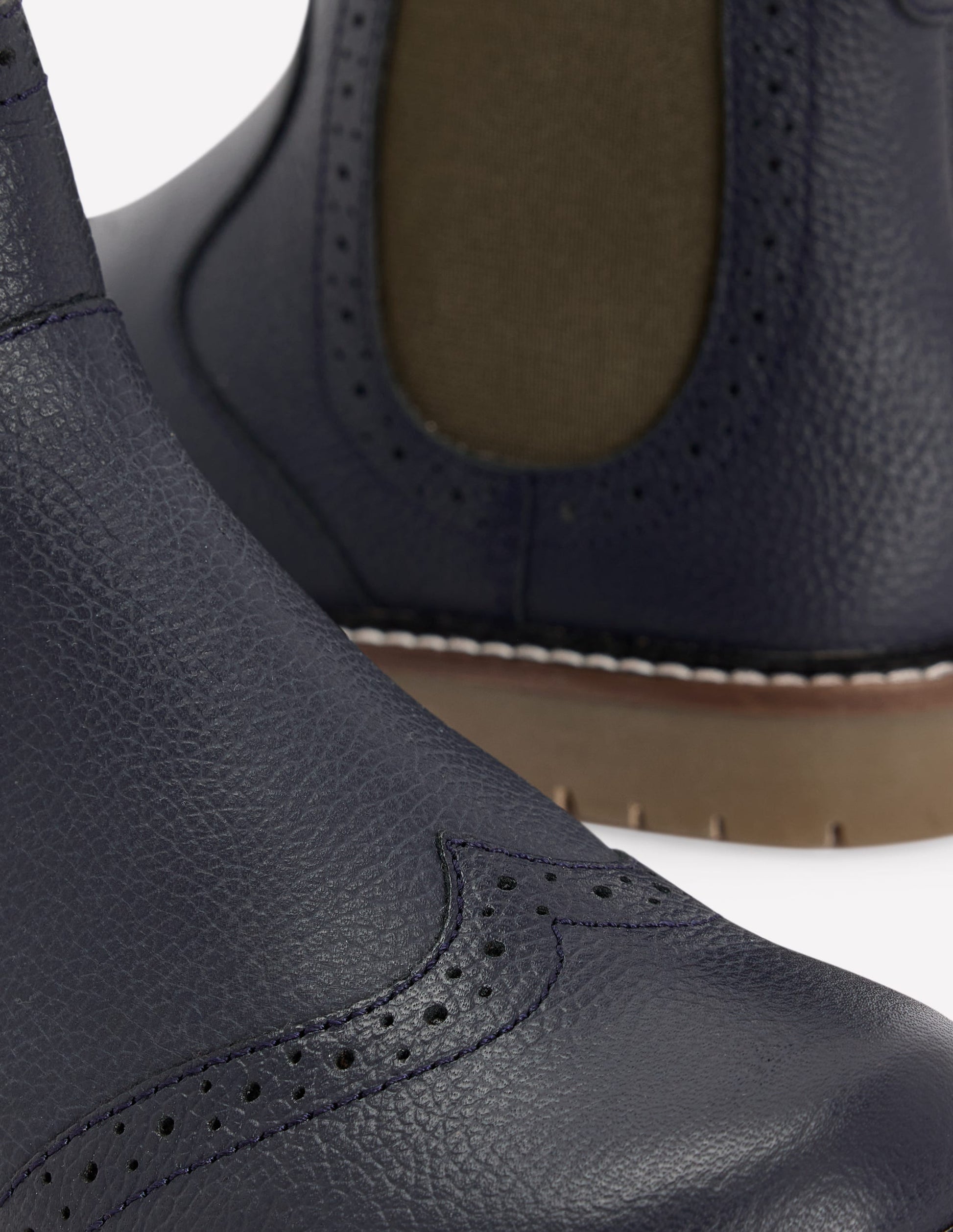 Chelsea Boots (Boys)-College Navy-3