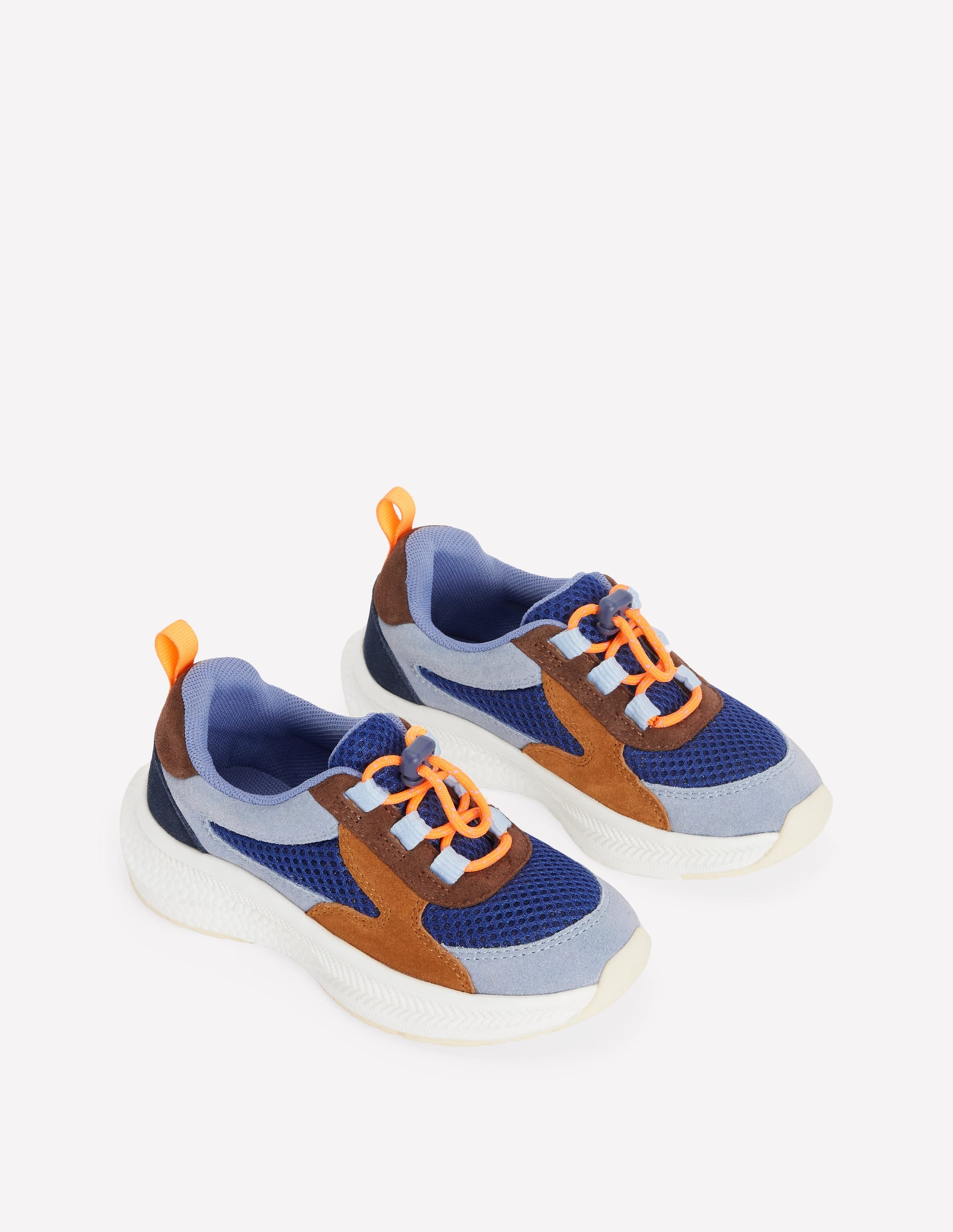 Blue Sporty Trainers-College Navy - Image 2