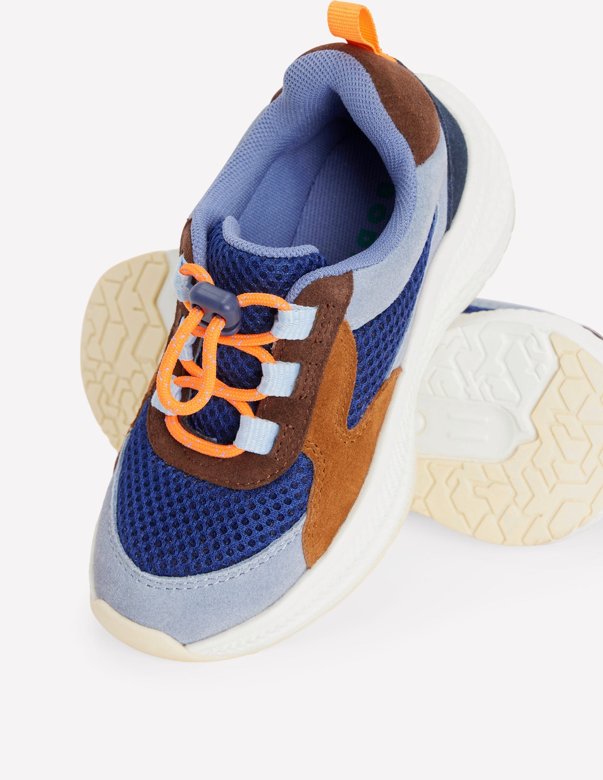 Blue Sporty Trainers-College Navy-3