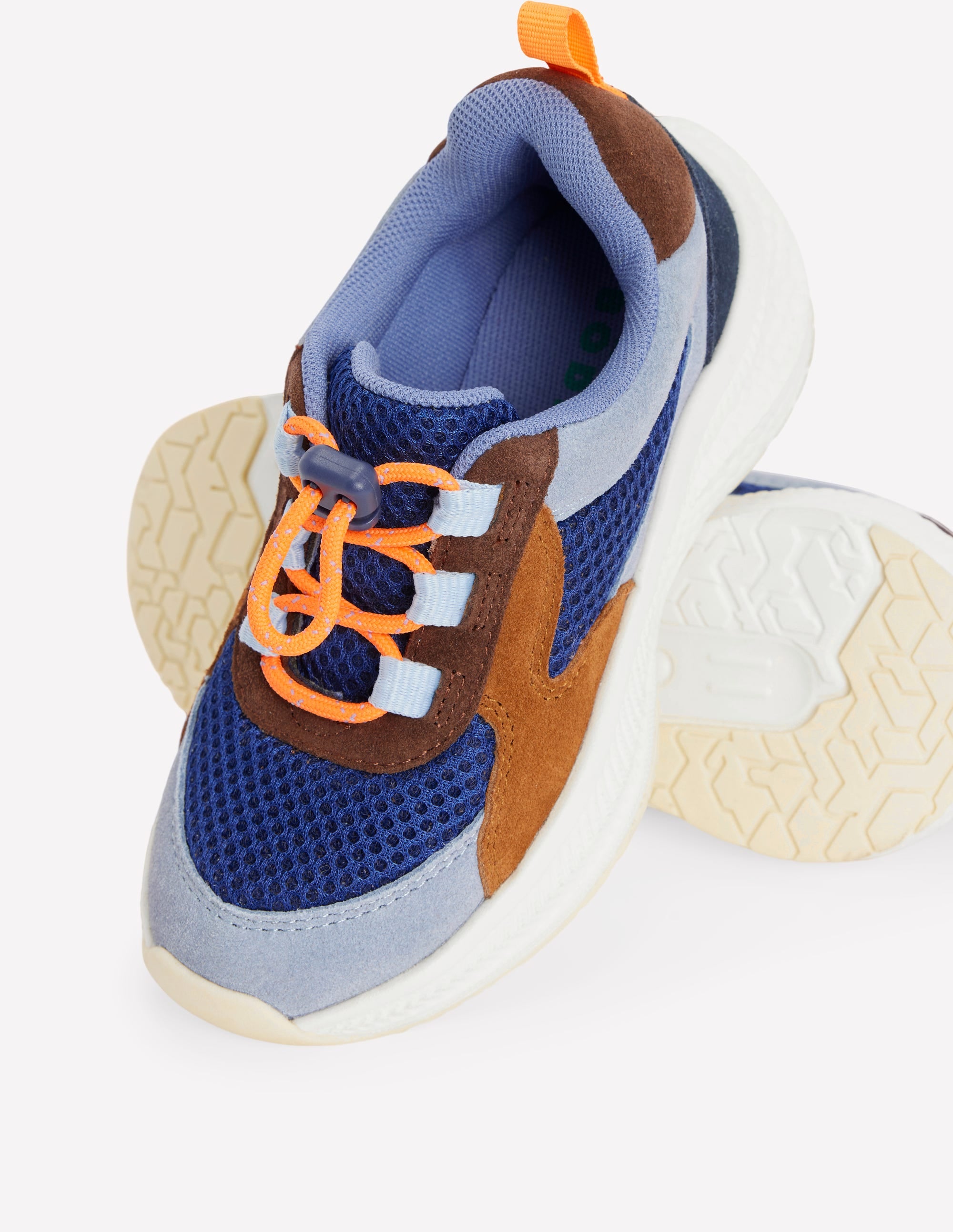 Blue Sporty Trainers-College Navy - Image 3