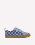 Low Tops (Boys)-Checkerboard Blue