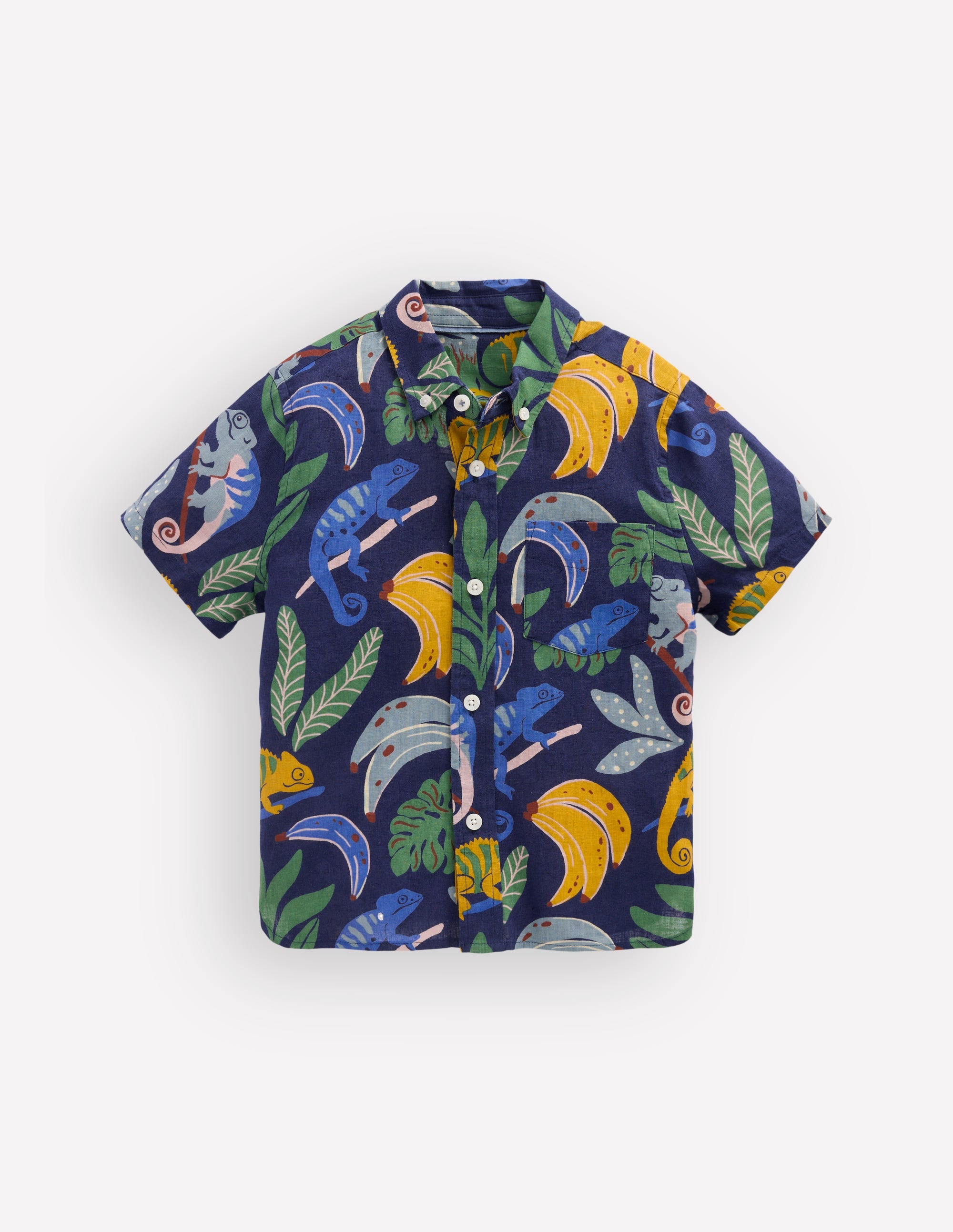 Cotton Linen Shirt-Multi Chameleon - Image 1