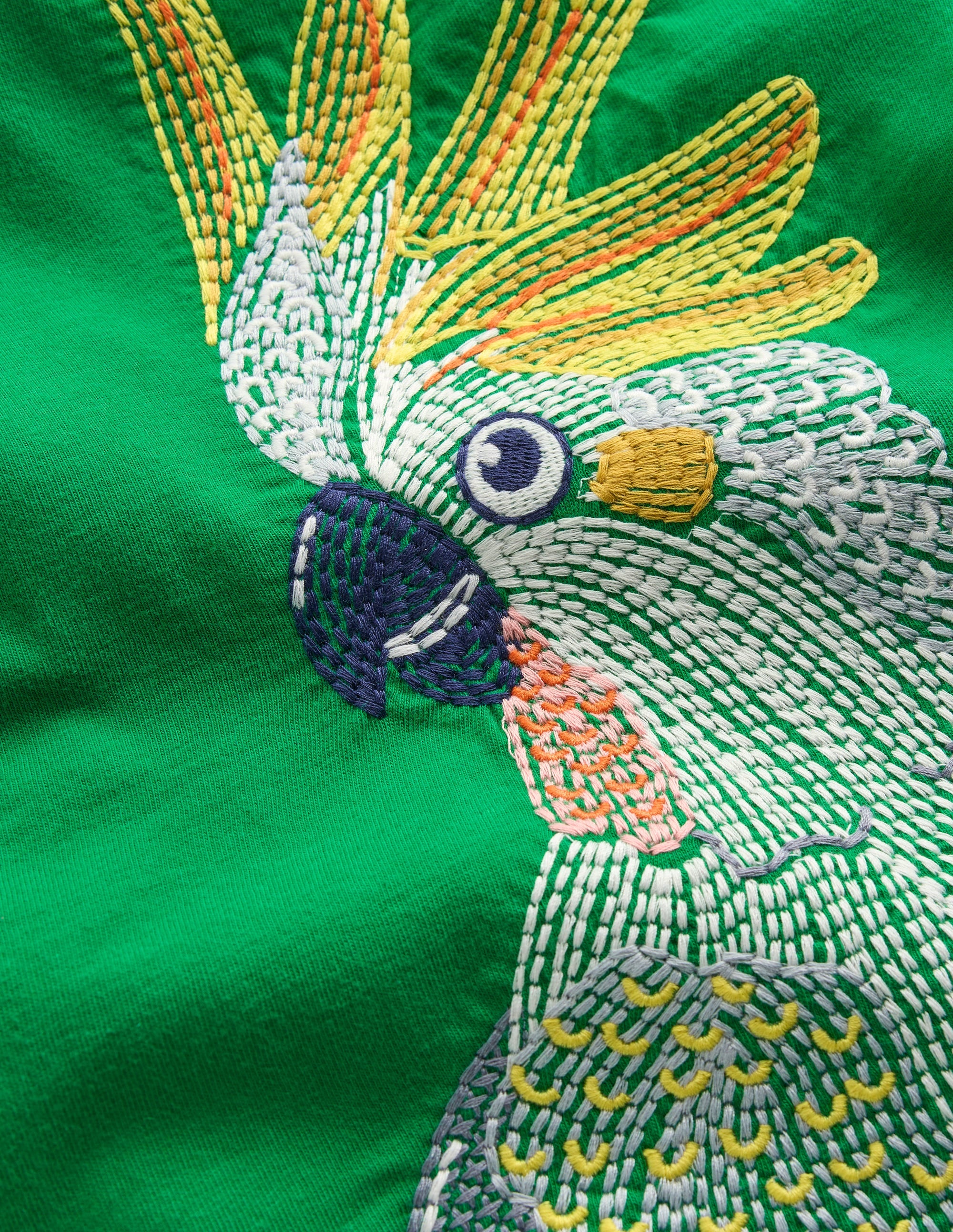 Superstitch T-Shirt-Green Tambourine Cockatoo - Image 3