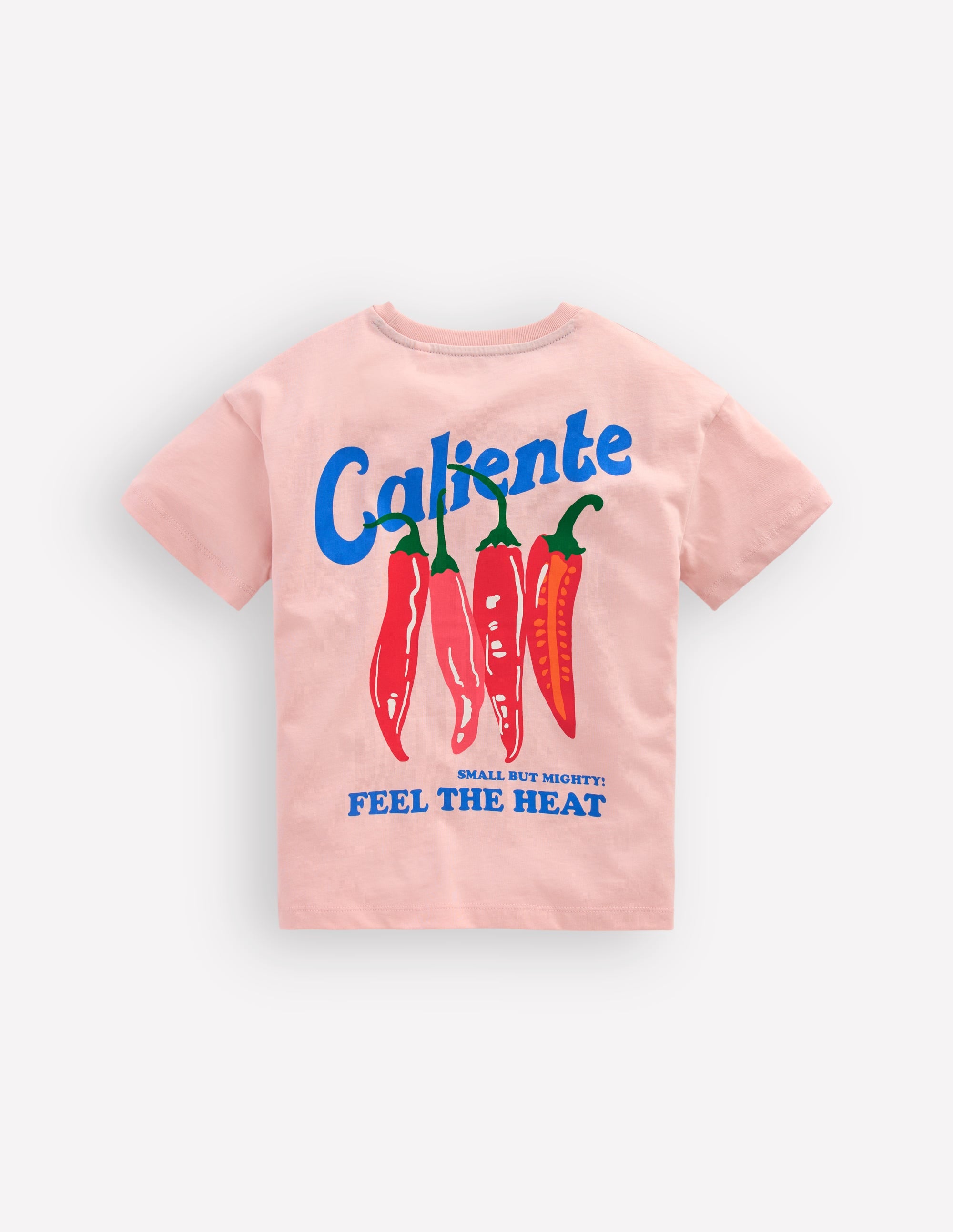 Front & Back Printed T-shirt-Vintage Pink Chillis - Image 2