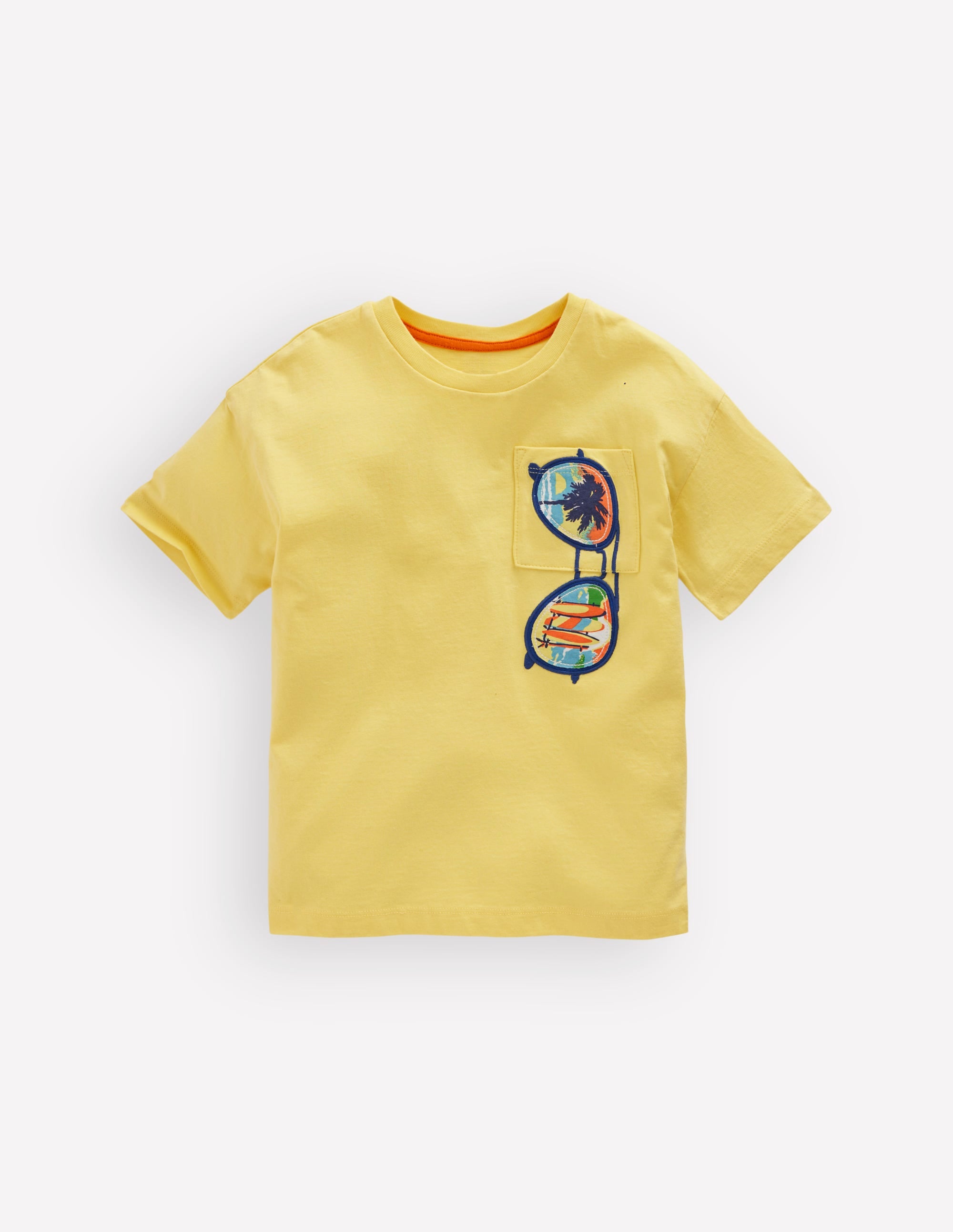 Short Sleeve Badge T-shirt-Sundress Holiday Sunglasses - Image 2
