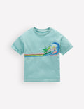 Relaxed Graphic T-shirt-Nile Blue Surf