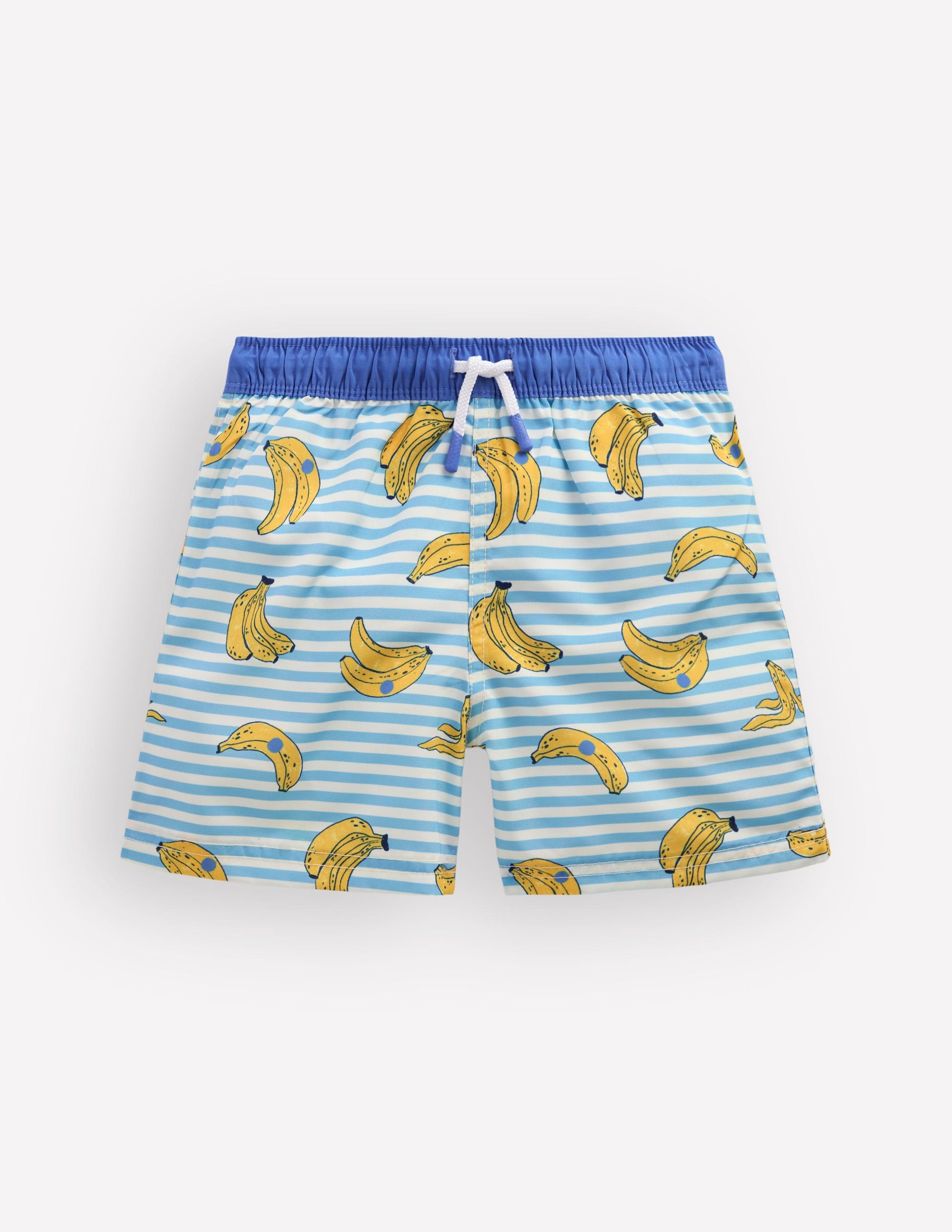 Swim Shorts-Multi Banana Stripe-1