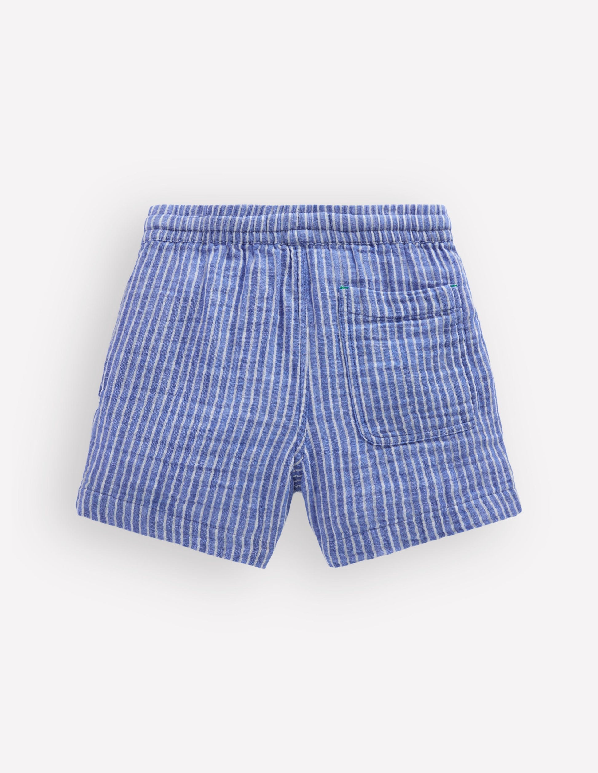 Double Cloth Shorts-Ticking Stripe-4