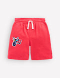 Superstitch Badge Shorts-Jam Red Holiday