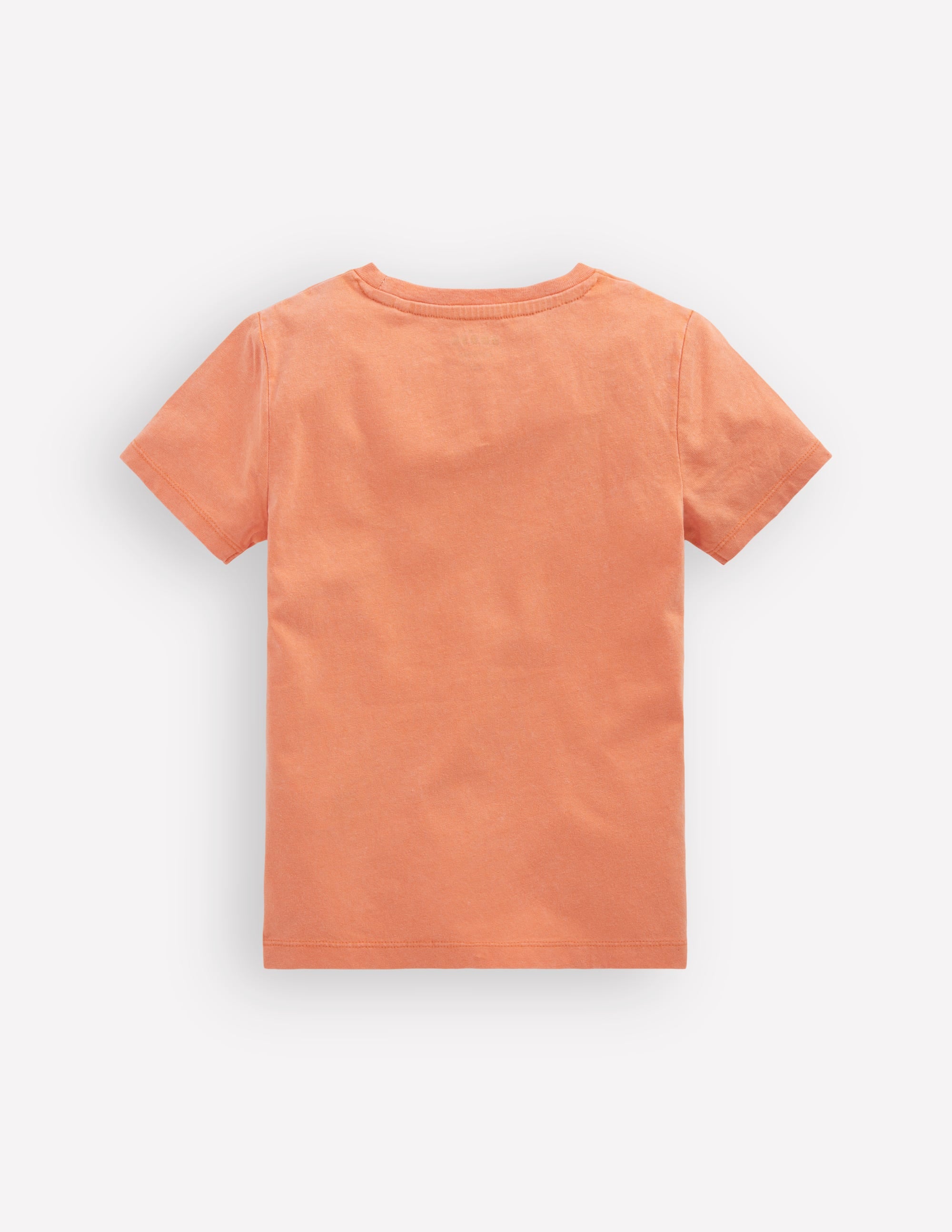 Vintage Wash Graphic T-shirt-ORANGE SHARKS - Image 2