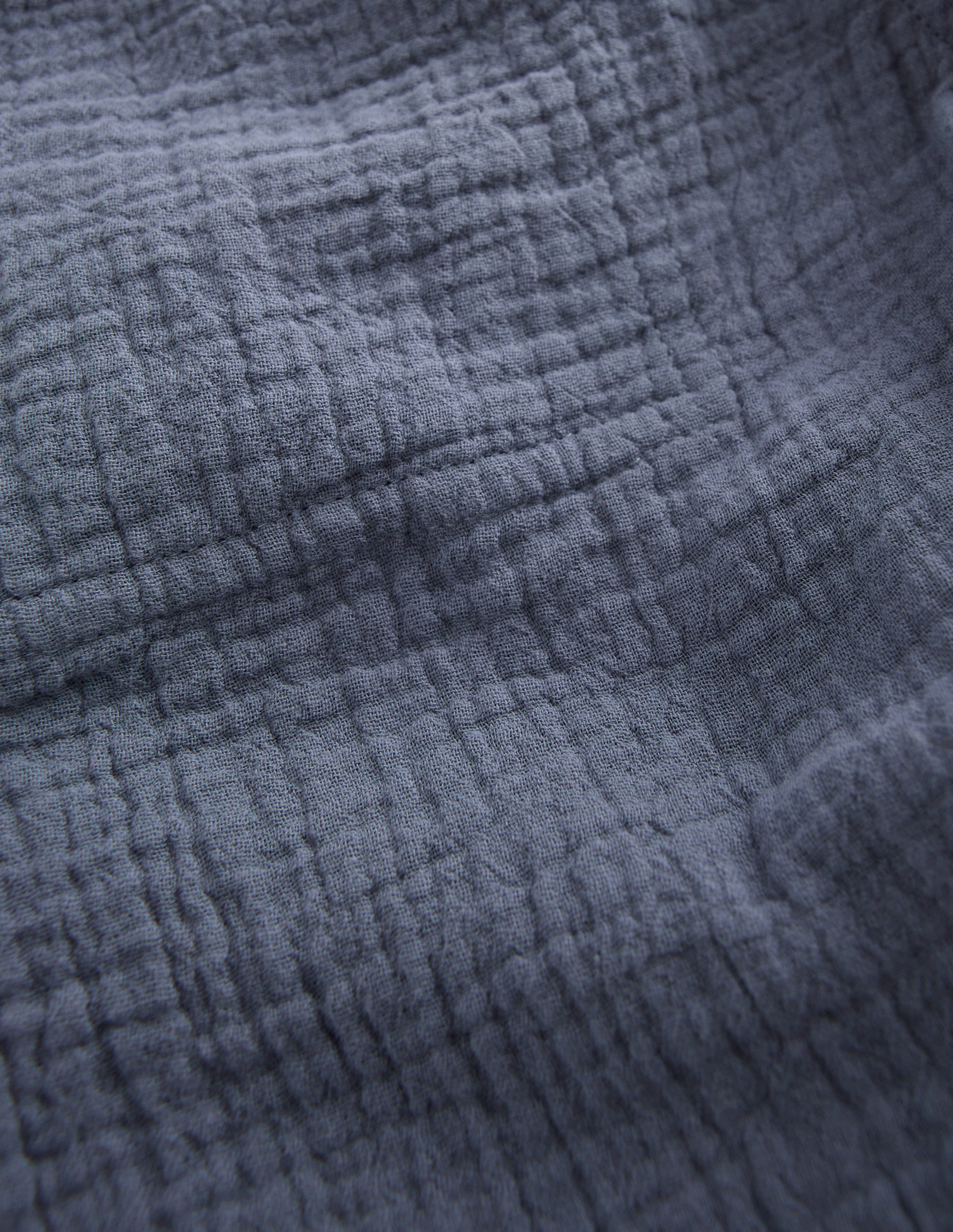 Double Cloth Summer Trouser-North Sea Blue-3