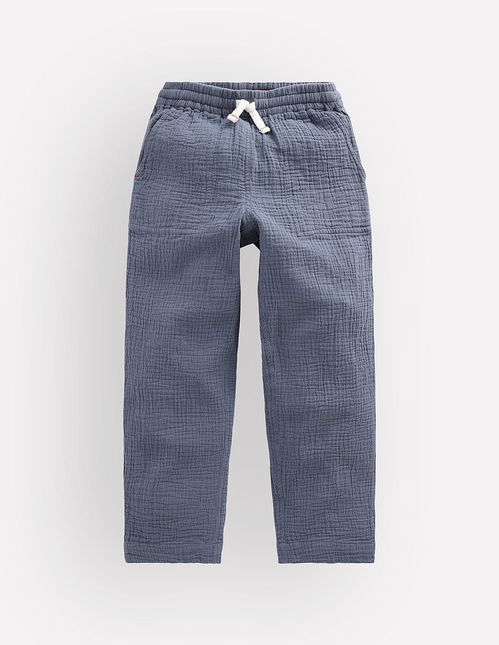 Double Cloth Summer Trouser-North Sea Blue - Image 1