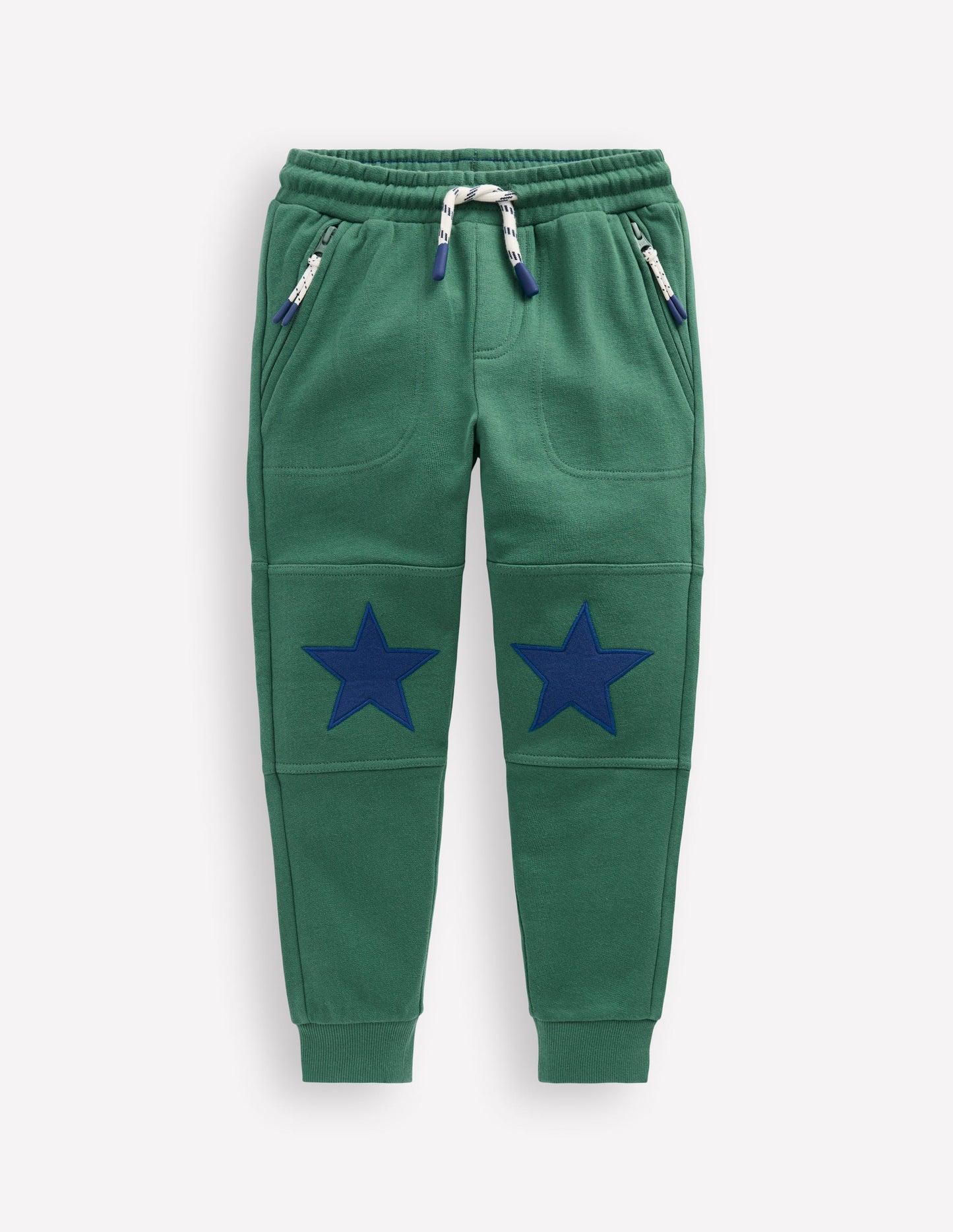 Warrior Knee Joggers-Blue Spruce Star Knee