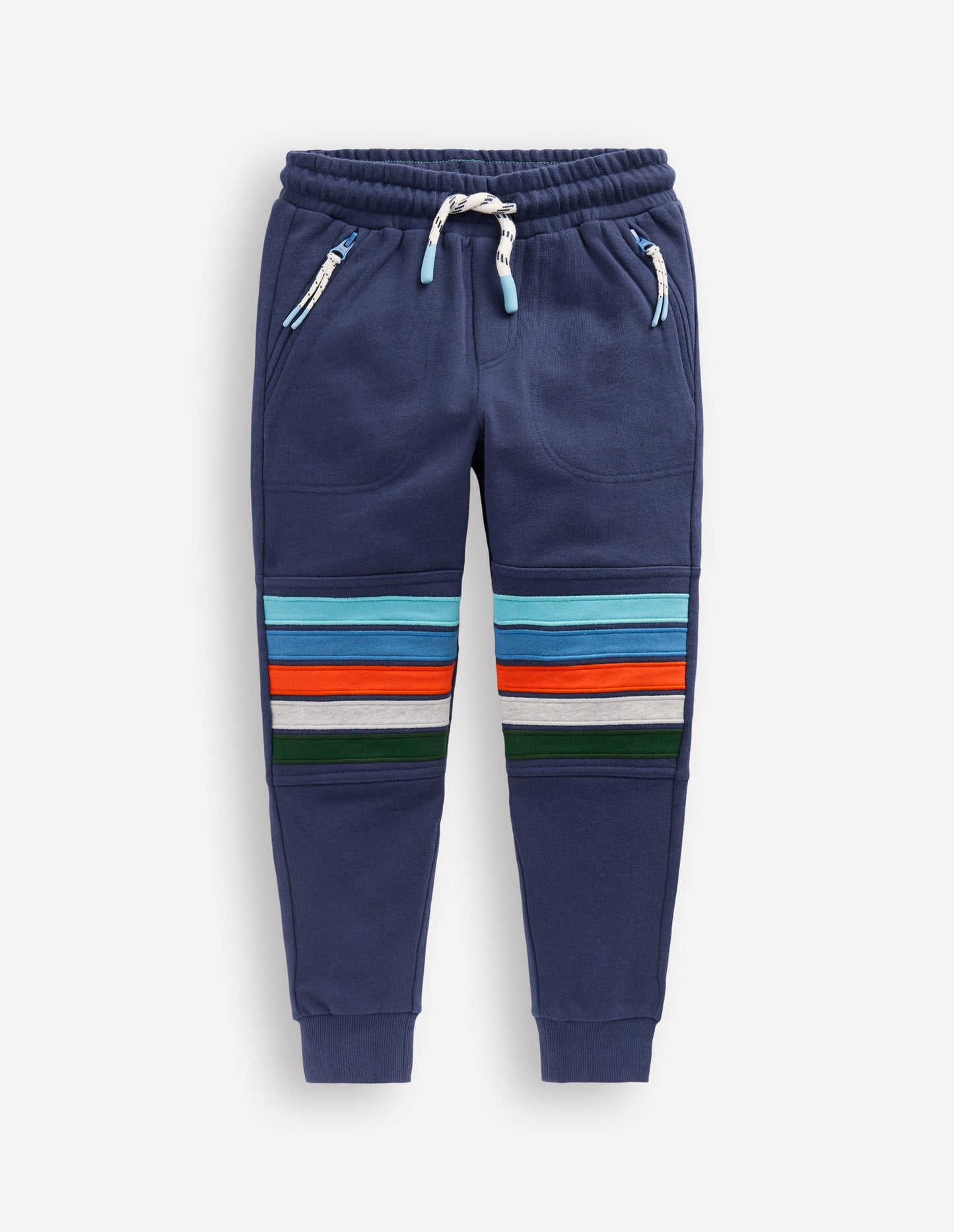 Warrior Knee Joggers-Starboard Blue Stripe Knee