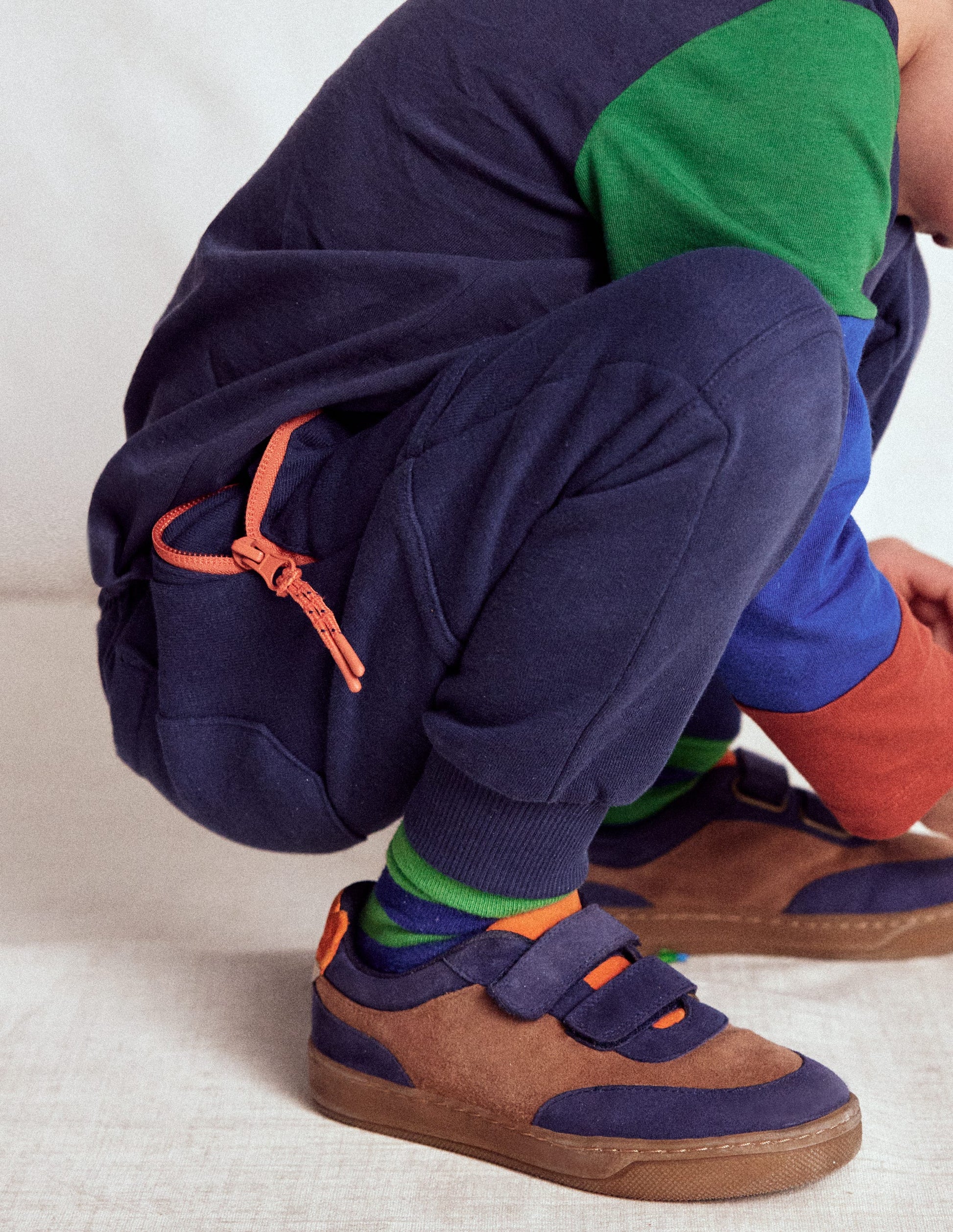 Warrior Knee Joggers-College Navy-2