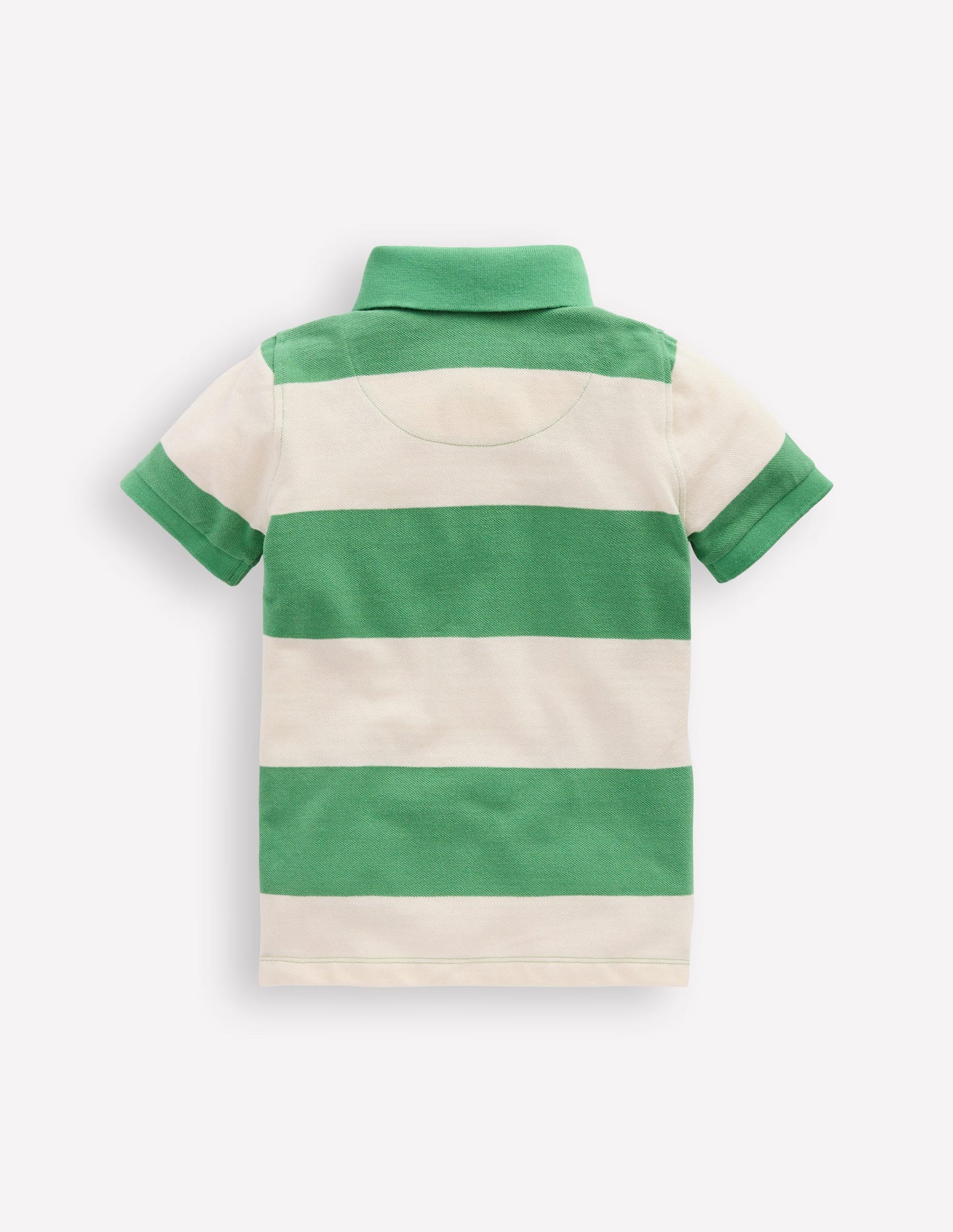 Piqué Polo Shirt-MING GREEN / COCONUT MILK