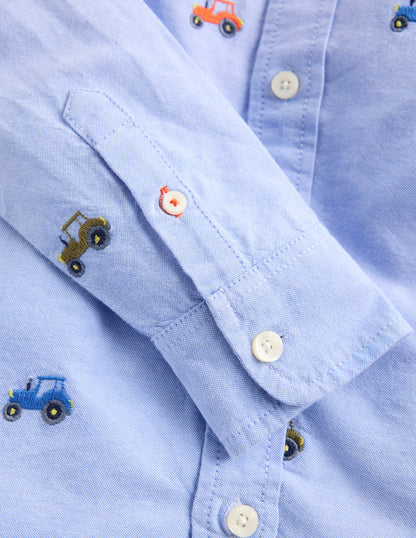 Embroidered Shirt-Oxford Tractors-4