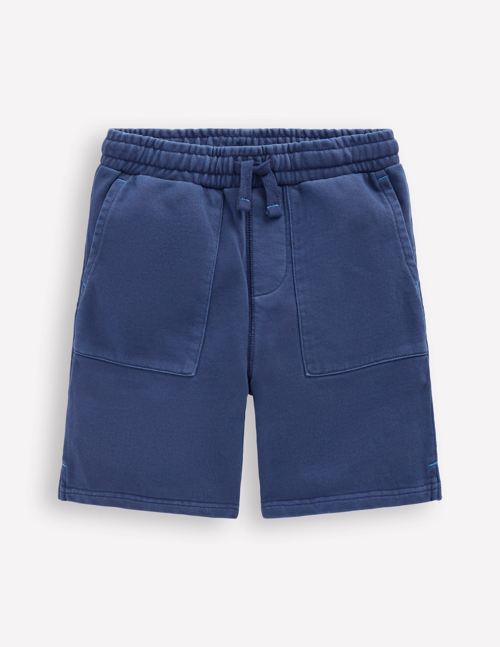 Garment Dye Sweatshorts-Starboard Blue-1