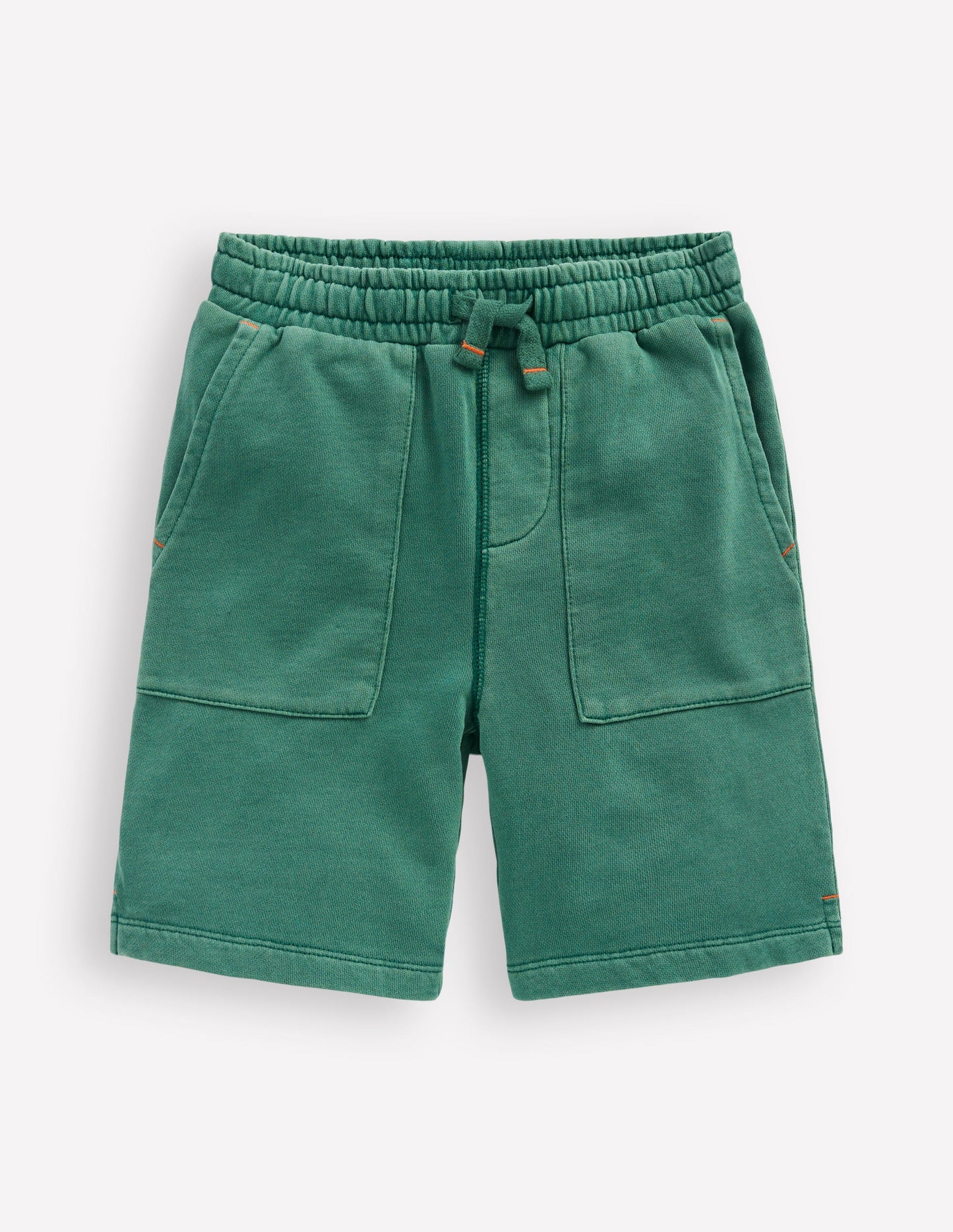 Garment Dye Shorts-Spruce Green