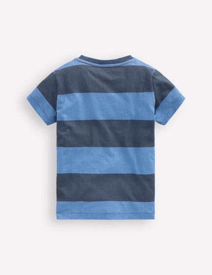 Everyday Short Sleeve T-Shirt-Blue Yonder / Medieval Blue-2
