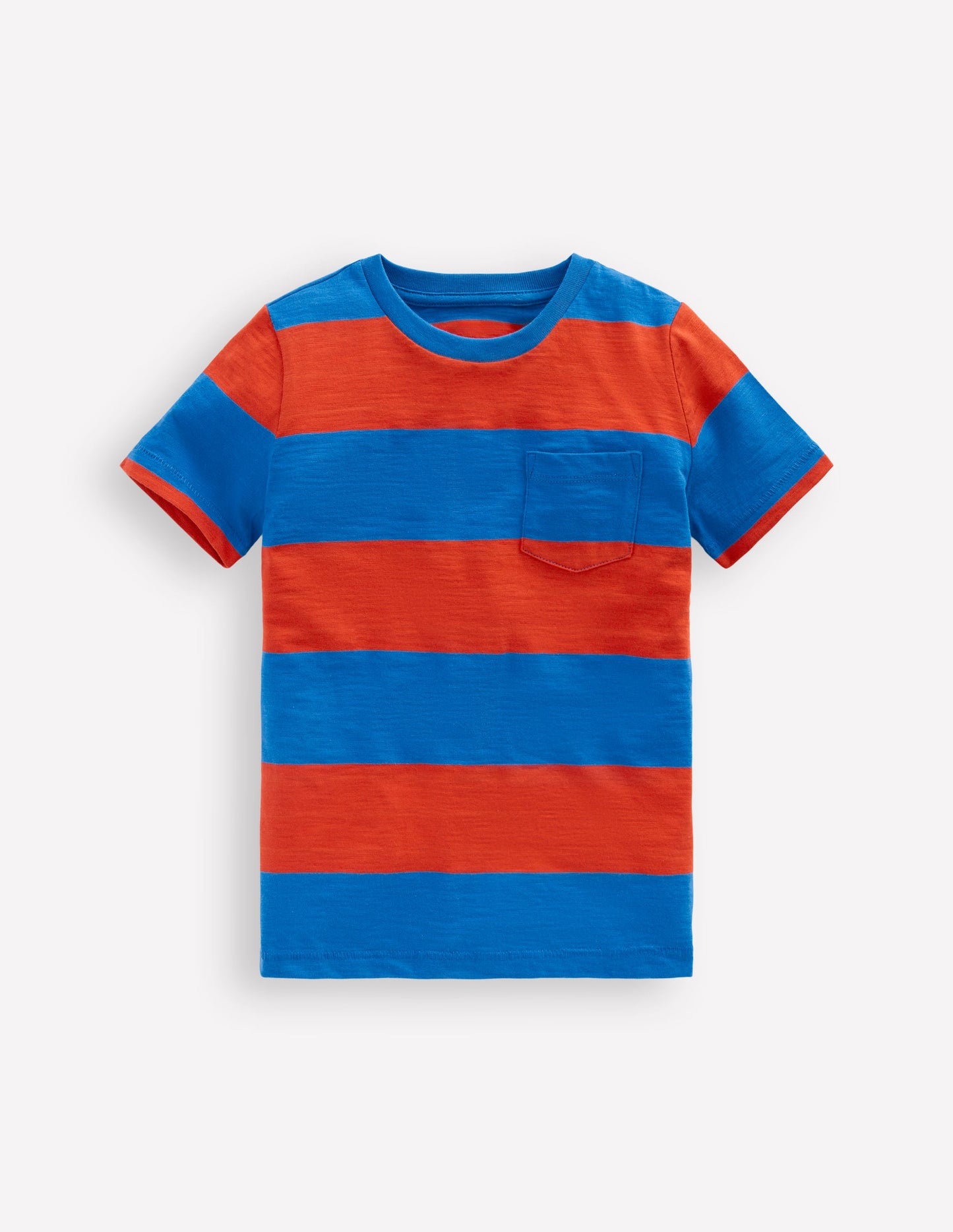 Everyday Short Sleeve T-Shirt-AURORA RED / DIRECTOIRE BLUE