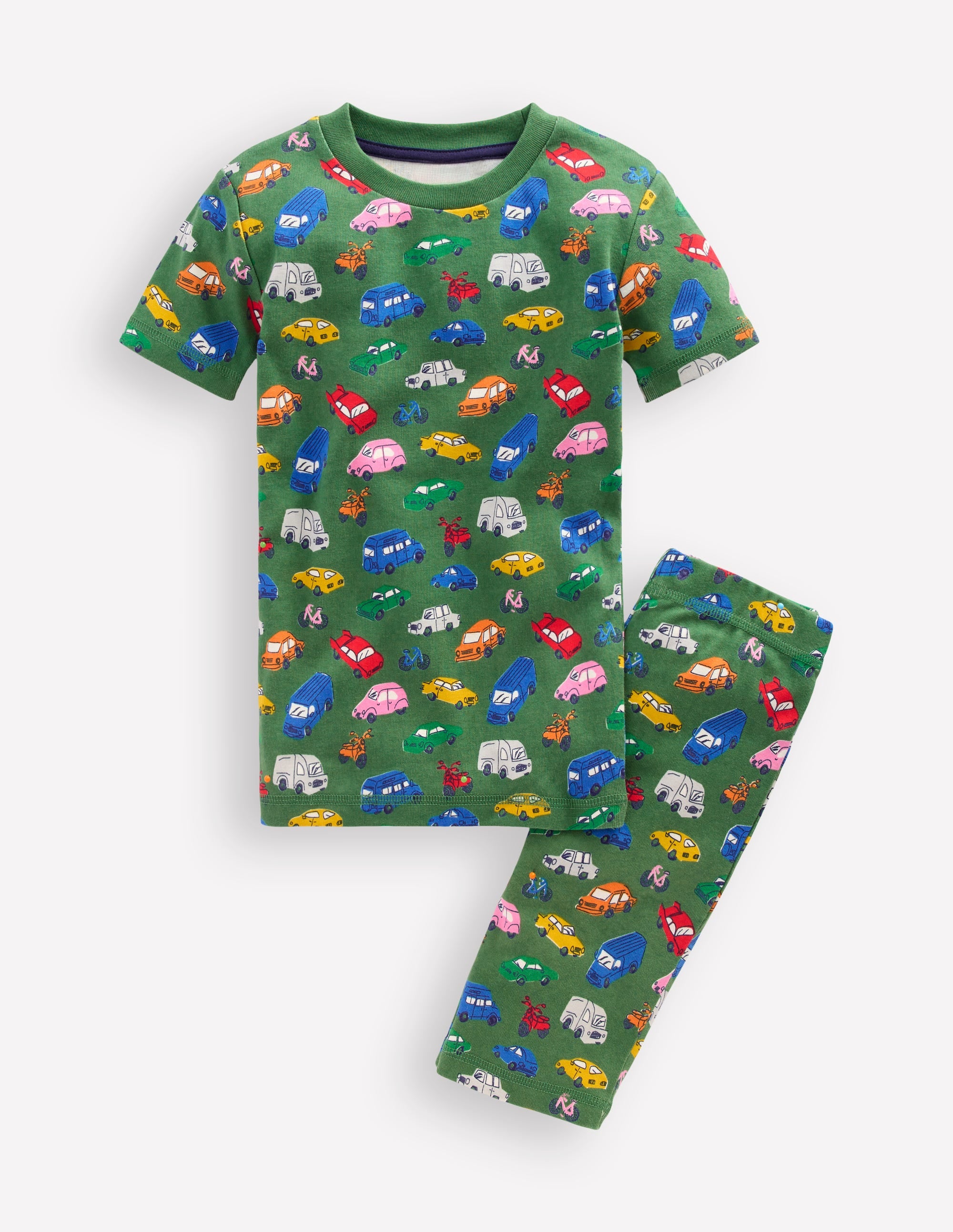 Snug Short John Pyjamas-Traffic Jam - Image 1