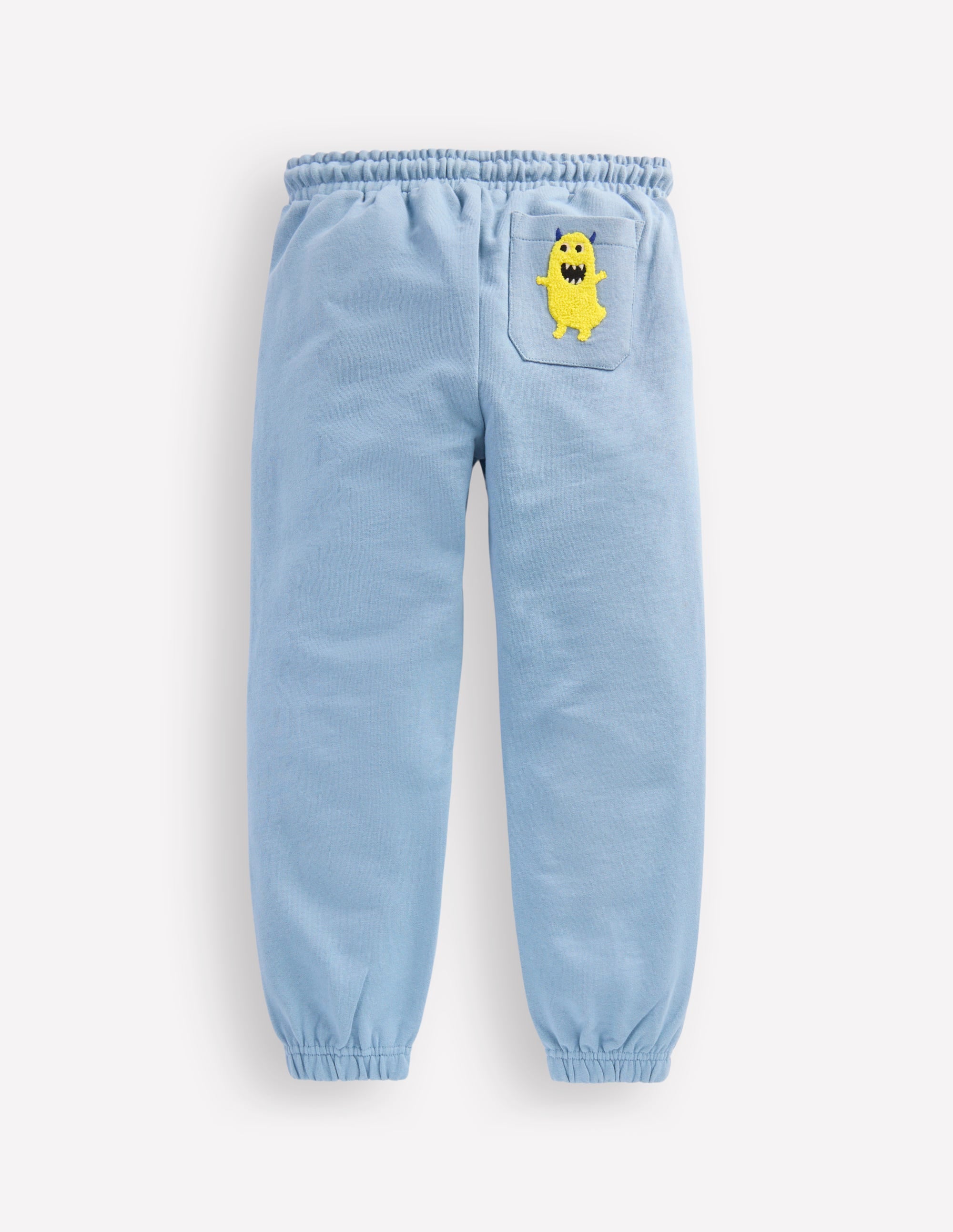 Fun Joggers-French Blue Monster Applique - Image 5