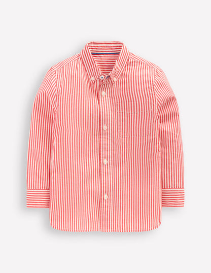 Cotton Shirt-Red Ticking-4