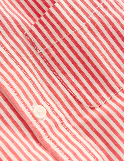 Cotton Shirt-Red Ticking-6