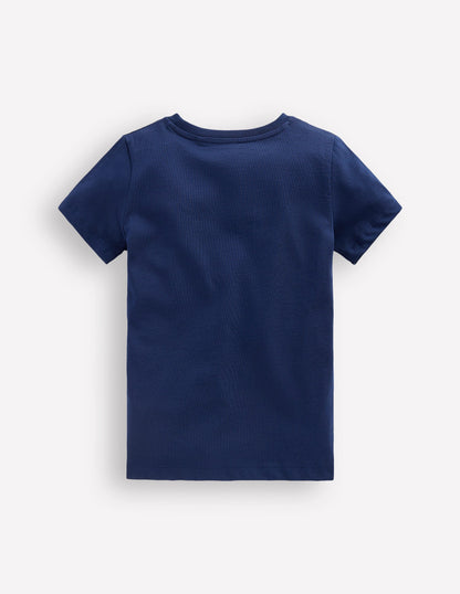 Glow-In-The-Dark T-shirt-Medieval Blue Octopus-2