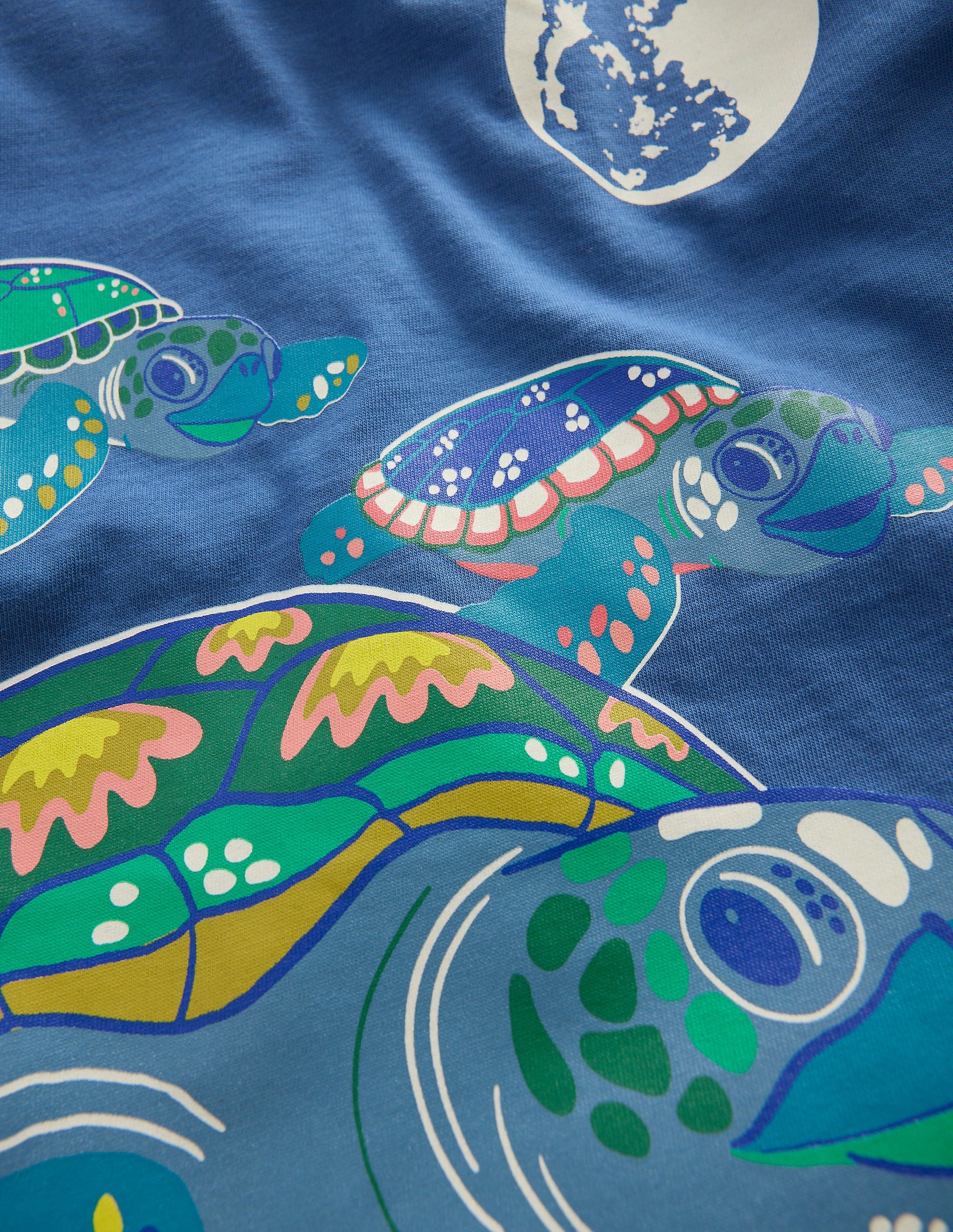 Glow-In-The-Dark T-shirt-True Navy Turtles-3