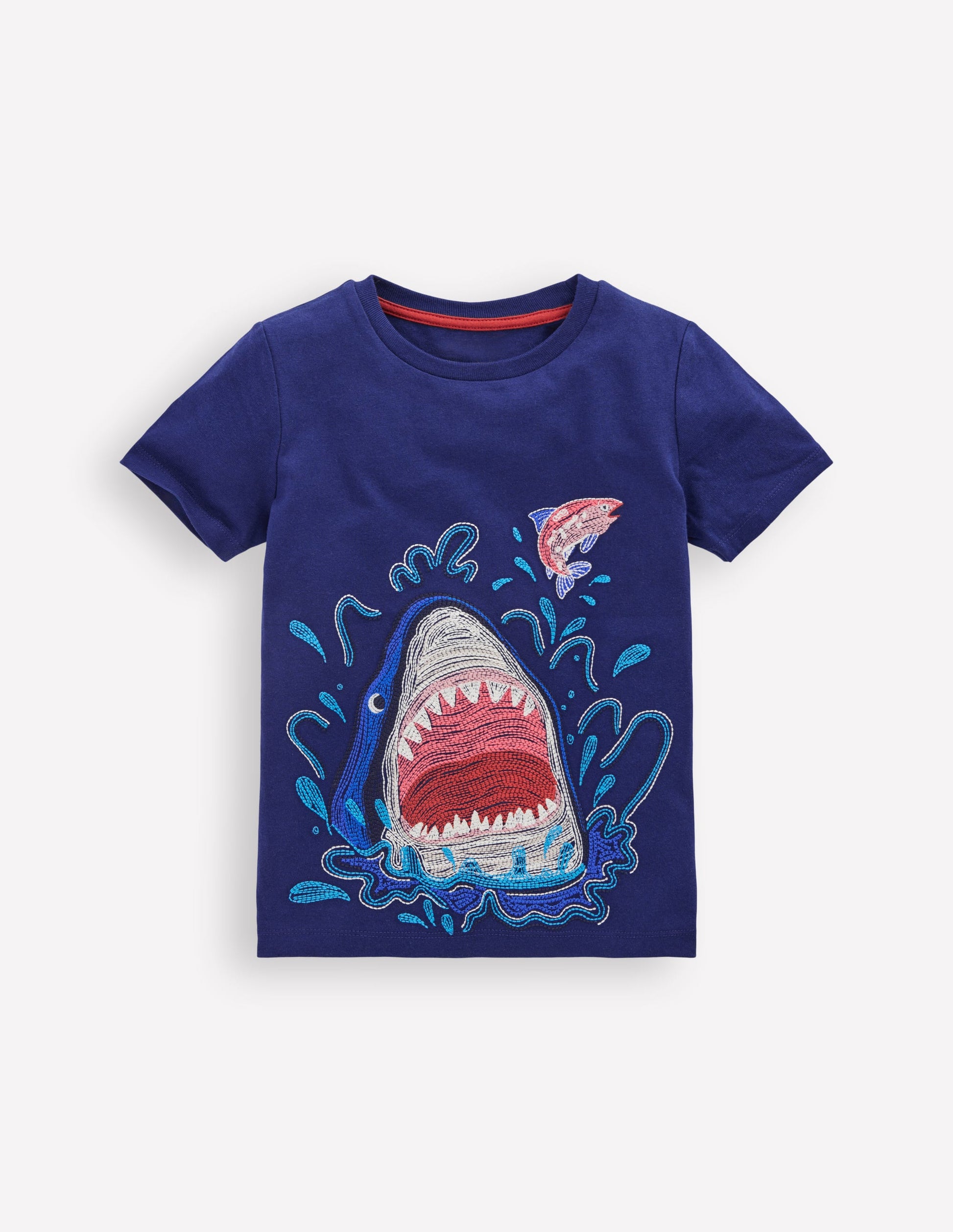 Glow Superstitch T-Shirt-MEDIEVAL BLUE-1