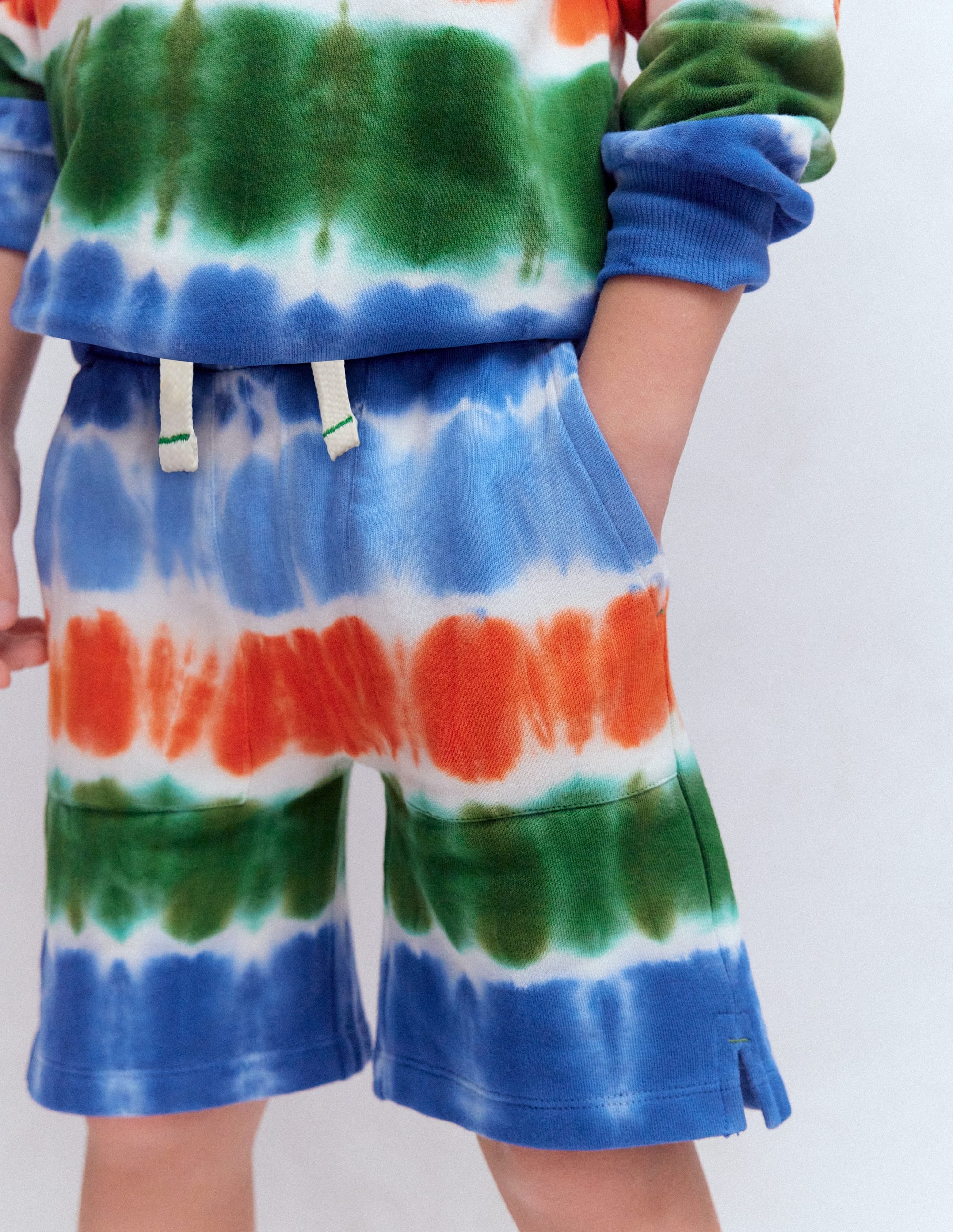 Tie Dye Shorts-Multi - Image 1