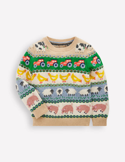 Fair Isle Jumper-Farm Animals-2