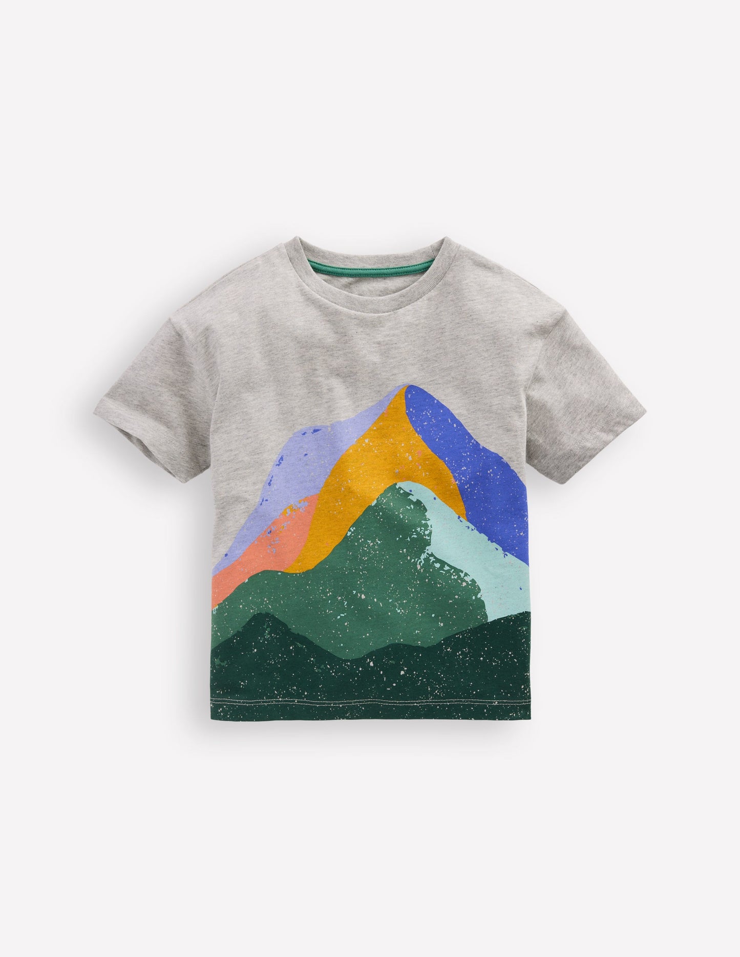 Washed Graphic T-shirt-Mountains