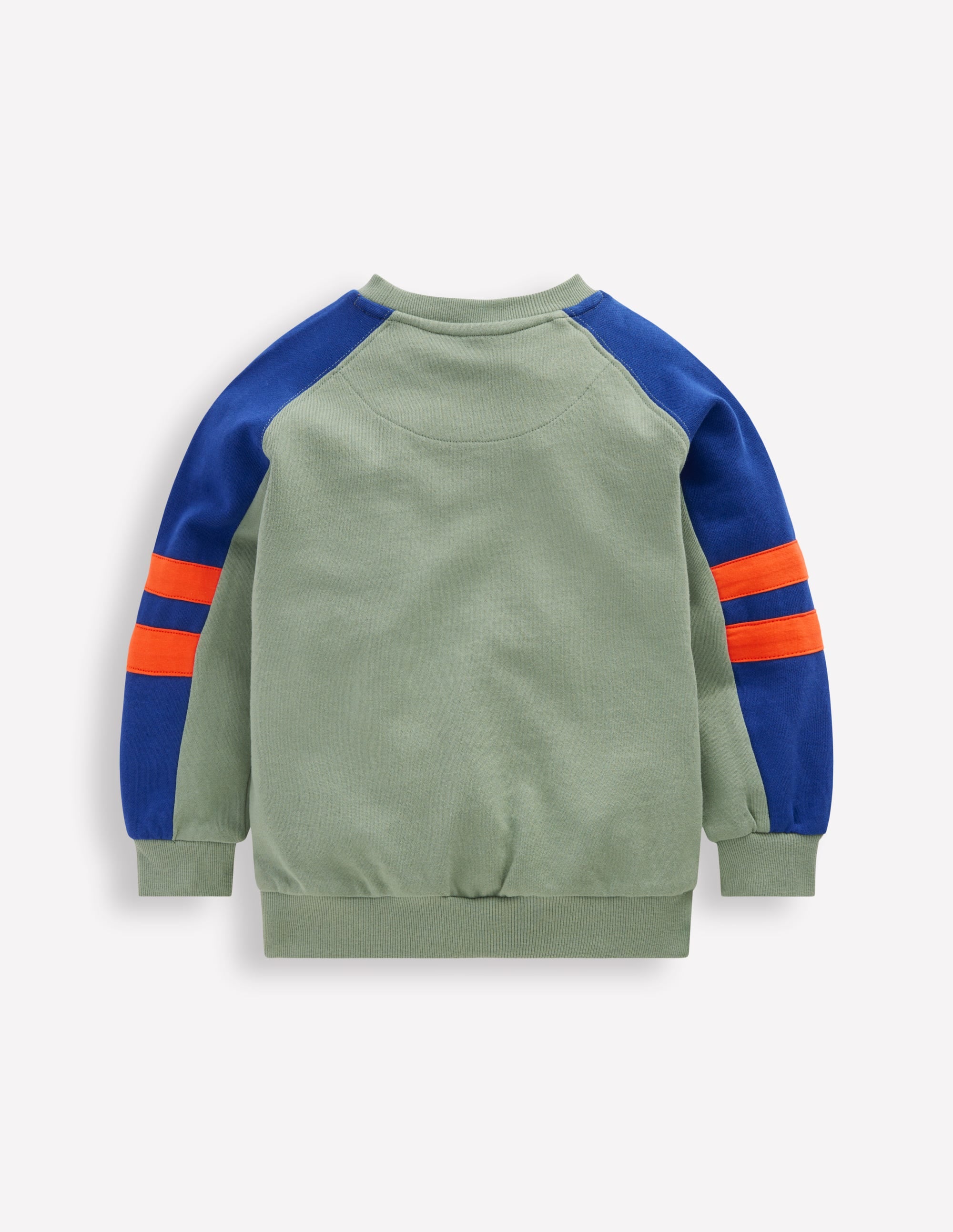 Colourblock Sleeve Sweatshirt-CHINOISE GREEN COLOURBLOCK - Image 4