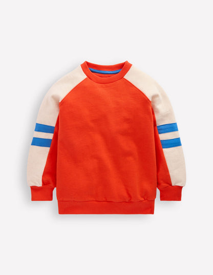 Colourblock Sleeve Sweatshirt-FIESTA COLOURBLOCK-5