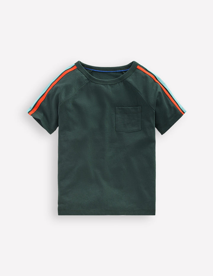 Rainbow Raglan T-shirt-GREEN GABLES