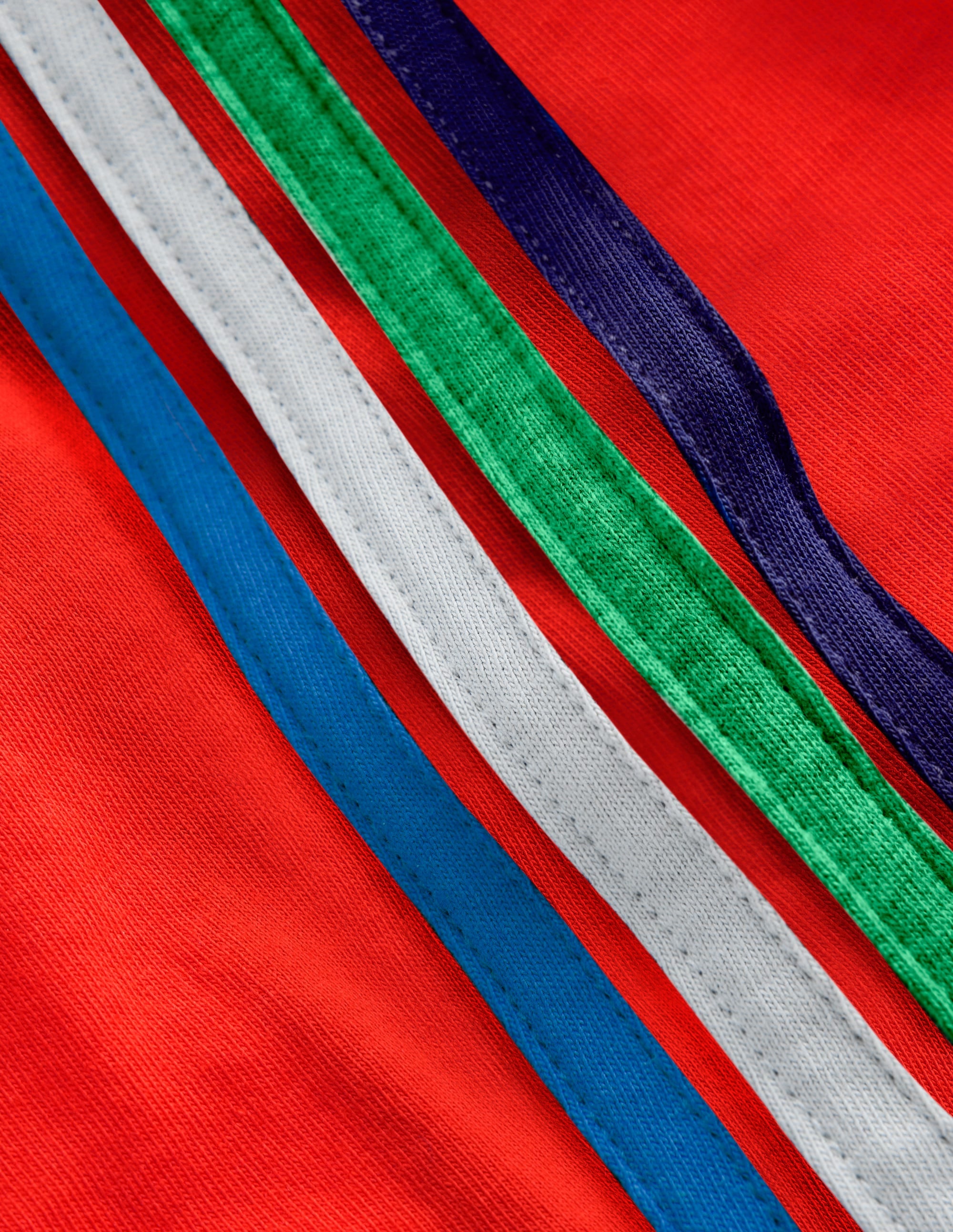 Rainbow Raglan T-shirt-VERMILLION ORANGE - Image 3