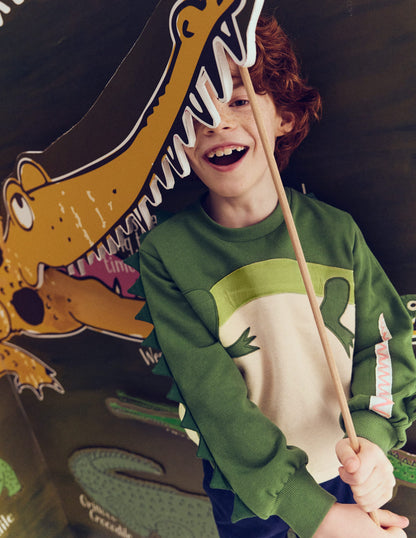 3D Animal Sweatshirt-CROC-1