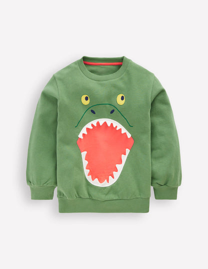 3D Animal Sweatshirt-COMFREY DINO-1