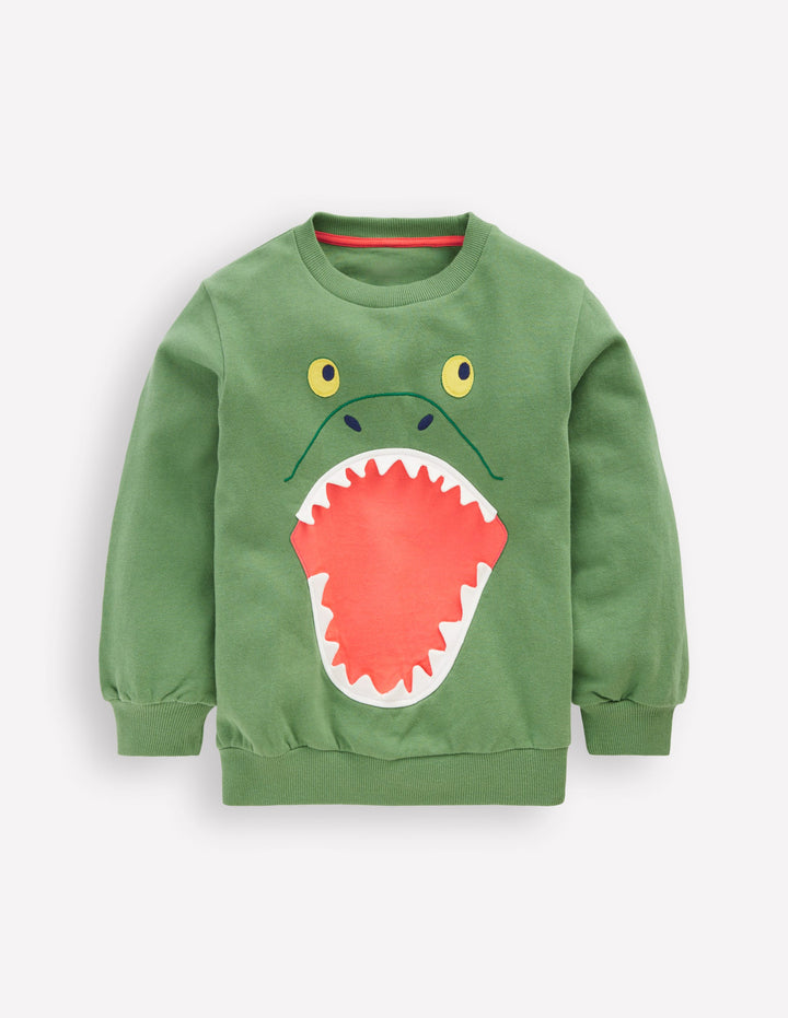 3D Animal Sweatshirt-COMFREY DINO