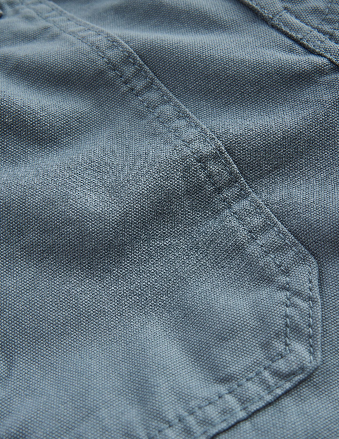 Canvas Carpenter Trousers-Blue Mirage