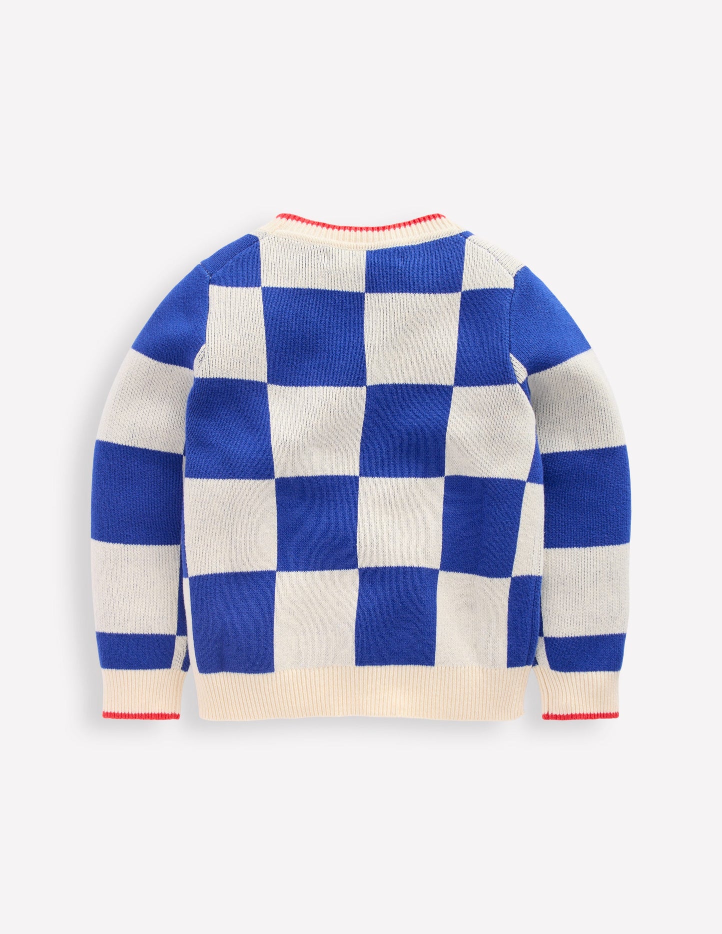 Graphic Jumper-Surf the Web Checkerboard