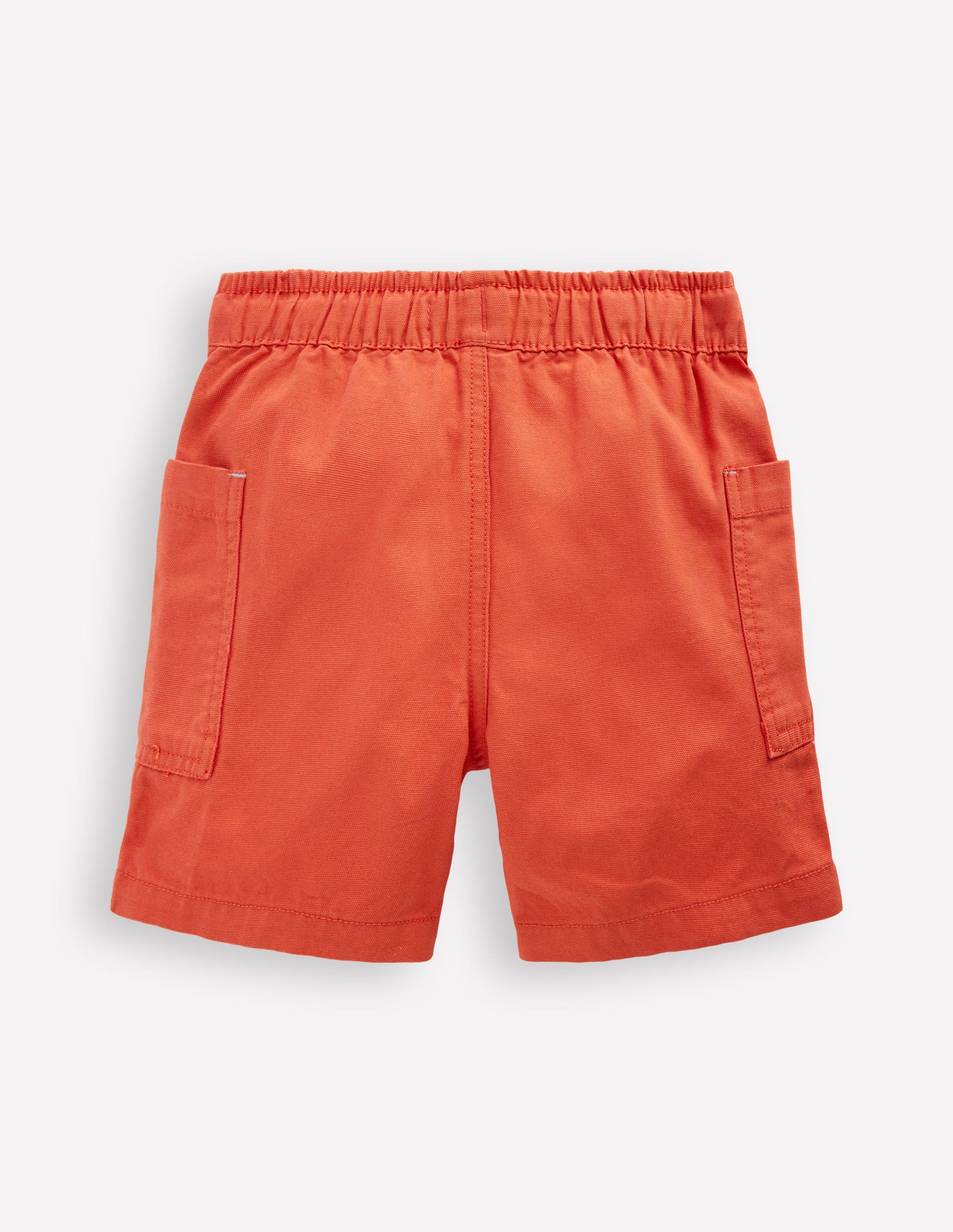 Cotton Pocket Shorts-Garnet Rose-2