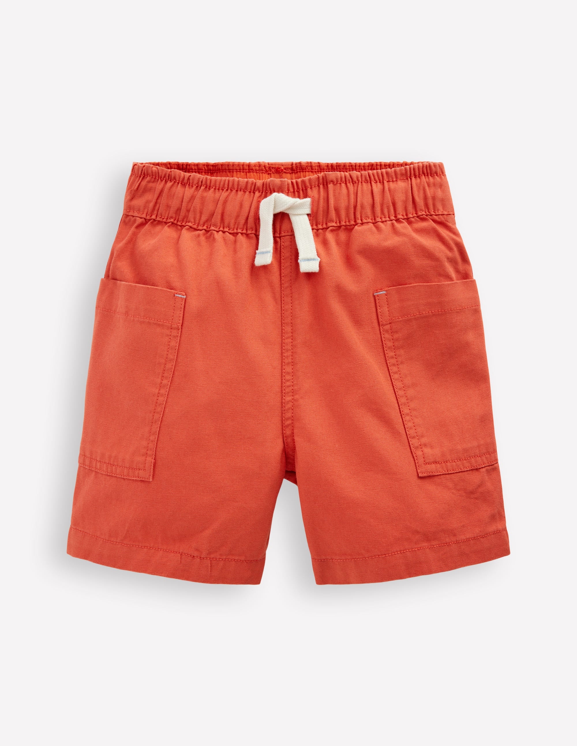 Cotton Pocket Shorts-Garnet Rose - Image 1